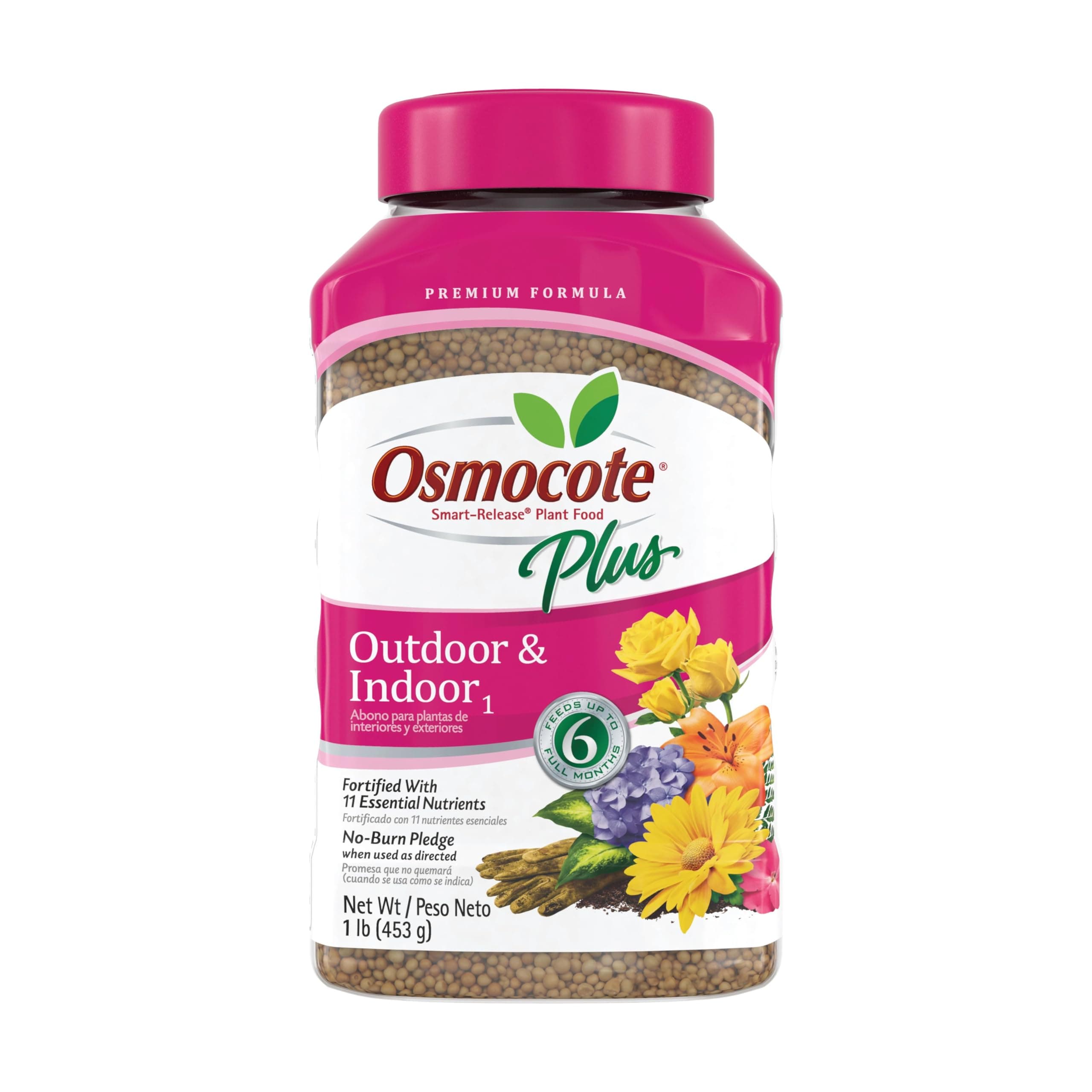 Osmocote Smart-Release Plant Food Plus Outdoor & Indoor, 1 lb.