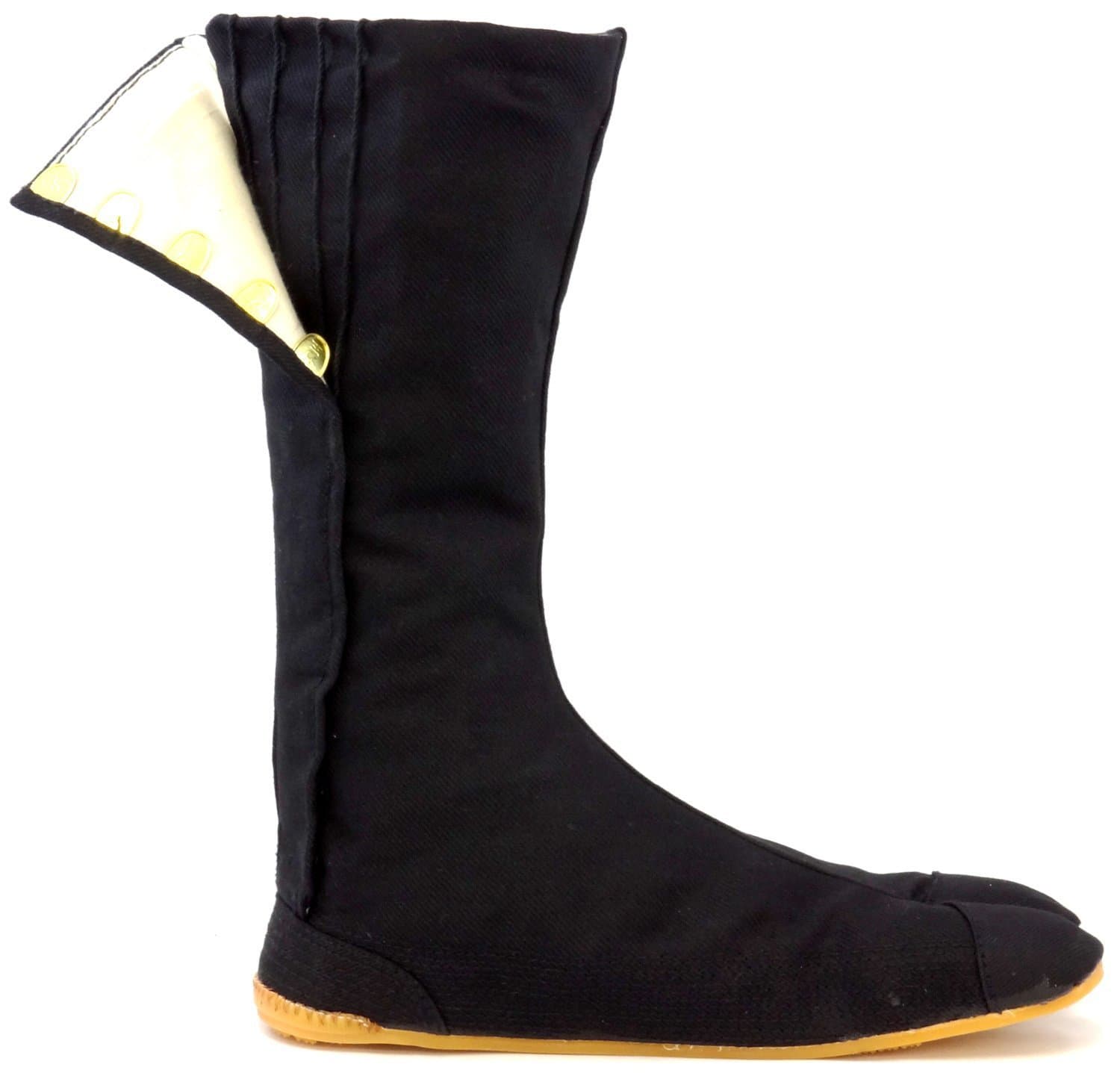 Ninja Shoes, Jikatabi, Rikkio Tabi Boots(US 5~12) Black / White!! +Travel bag (US 12 (30cm), Black)