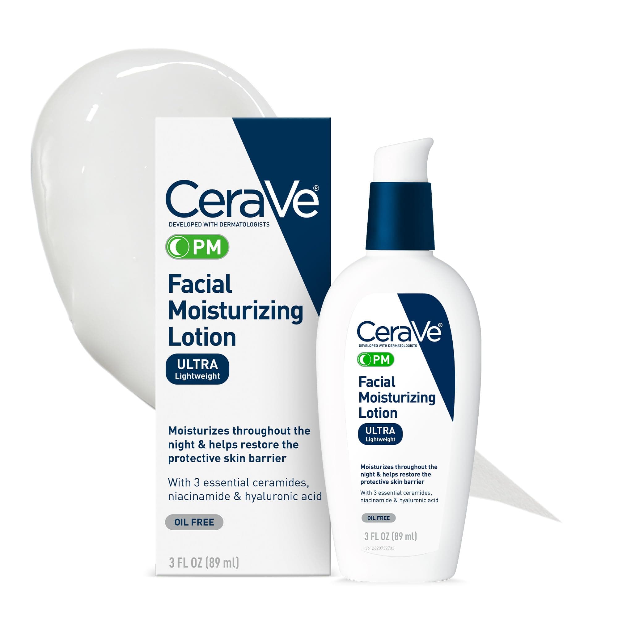 Cerave Facial Moisturizing Lotion Pm 3 Oz(89ml)