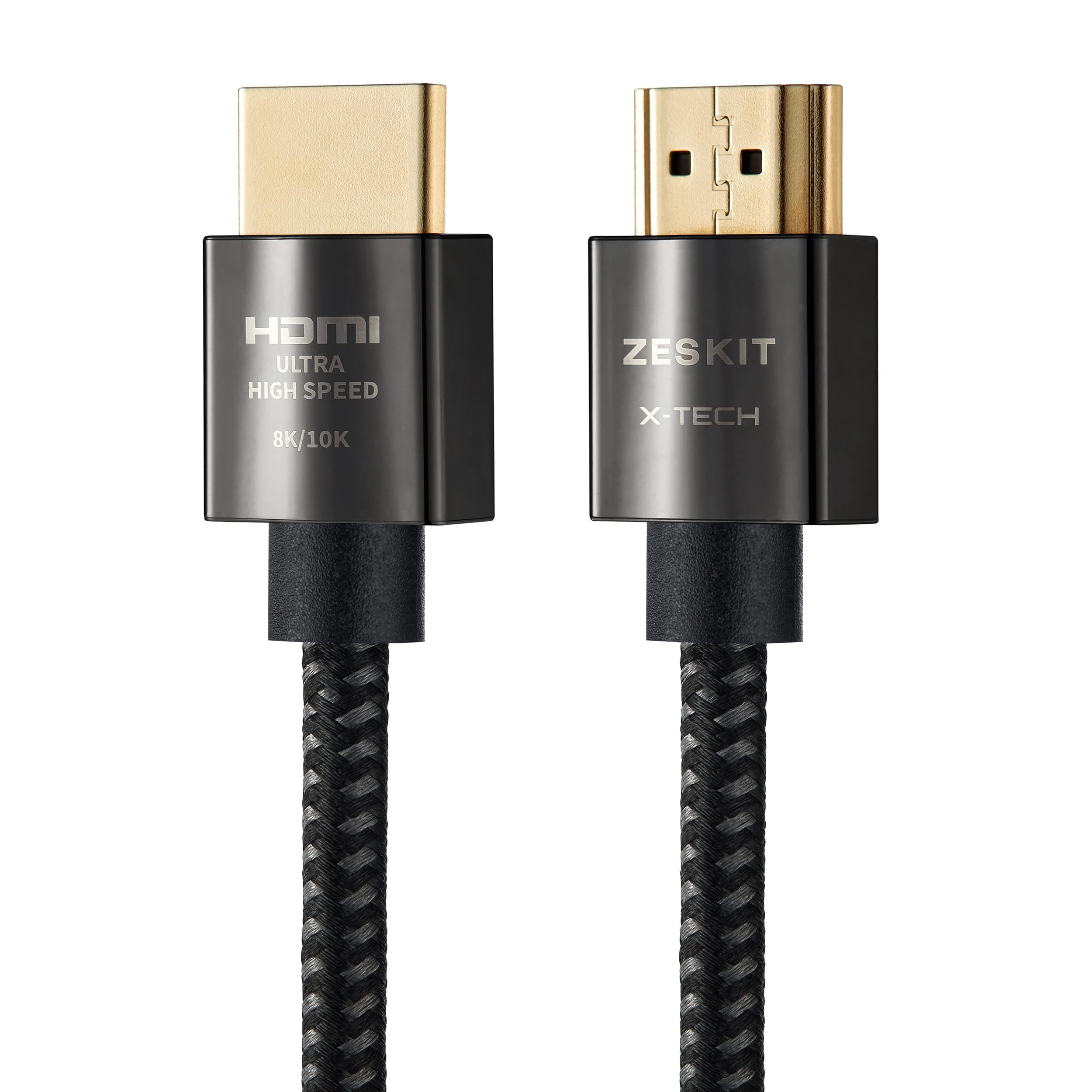 X-Tech 48Gbps Ultra High Speed HDMI Cable 6.5ft, 8K60 4K120 144Hz eARC HDR HDCP 2.2 2.3 Compatible with Dolby Vision Apple TV 4K Roku Sony LG Samsung Xbox Series X RTX 3080 PS4 PS5