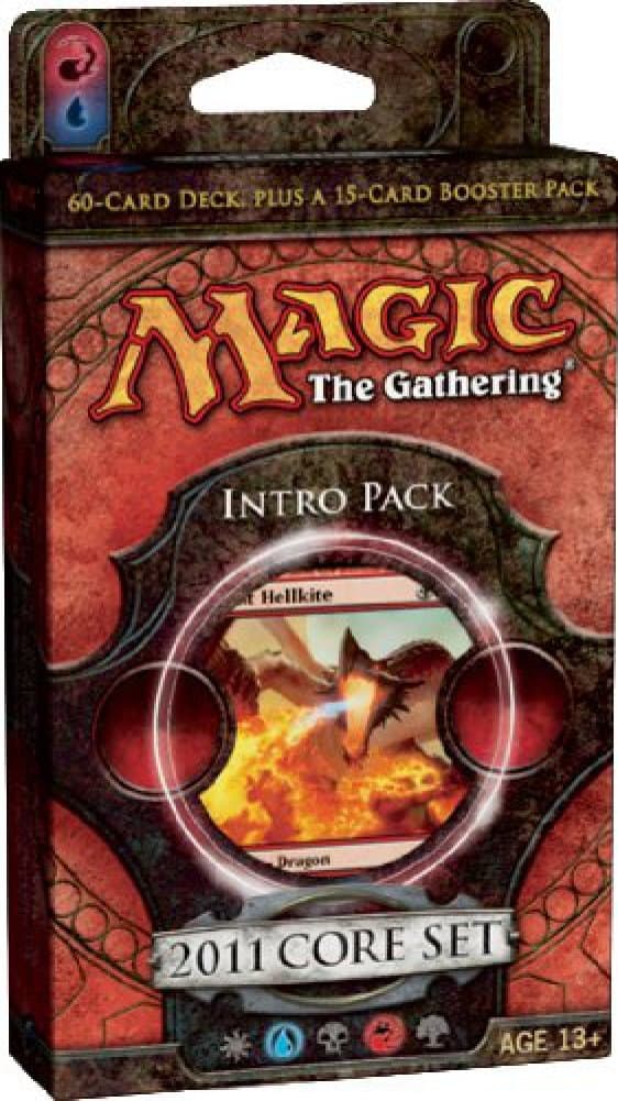 Magic the Gathering- MTG: 2011 Core Set M11 - Theme Deck - Intro Pack 4 - Breath of Fire (RED)