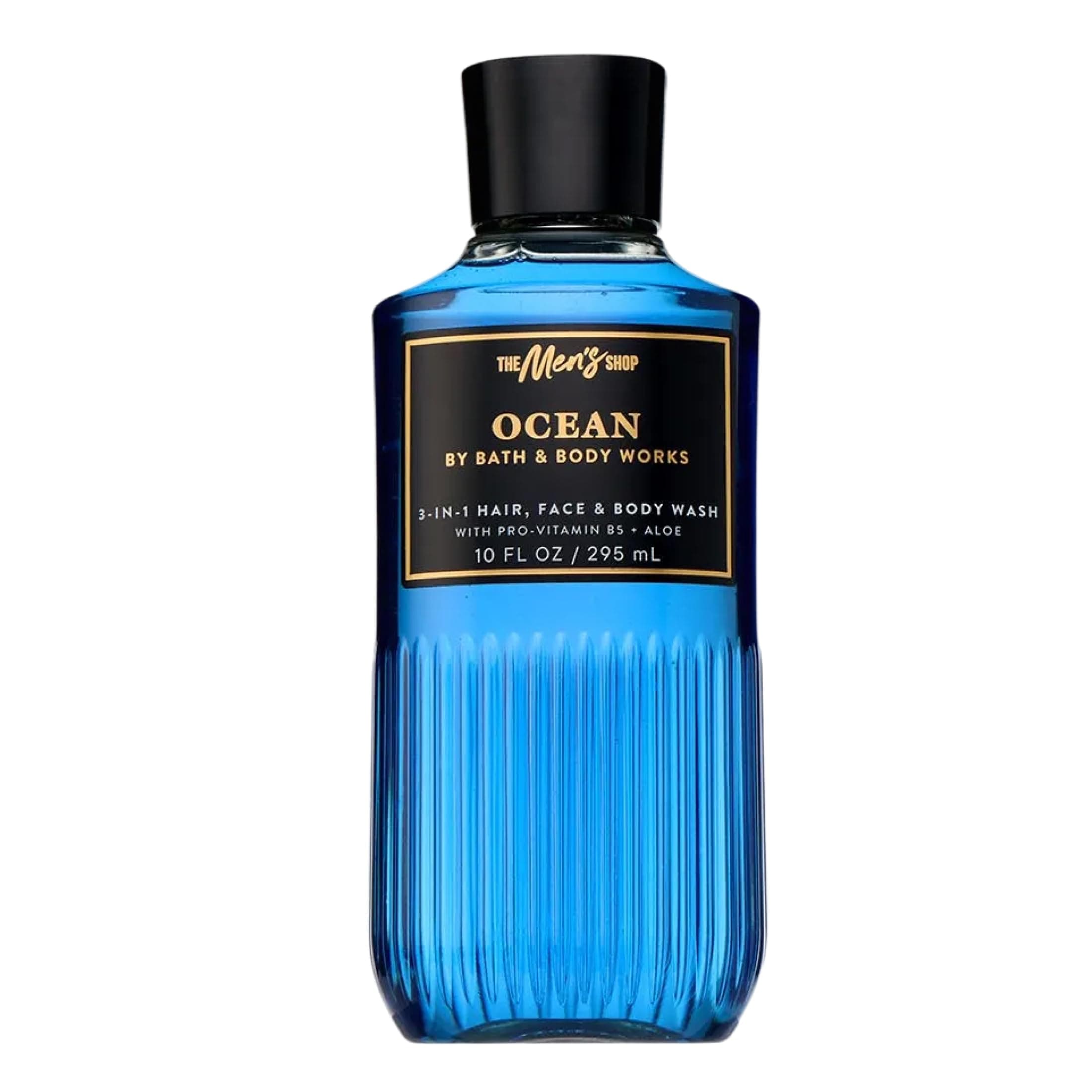 Bath & Body Works 3-in-1 Hair, Face & Body Wash for Men – Ocean Scent, Men's Shampoo & Cleanser with Pro-Vitamin B5 & Aloe, Coastal Air & Cypress Scent, 10 fl oz - 1 Pack