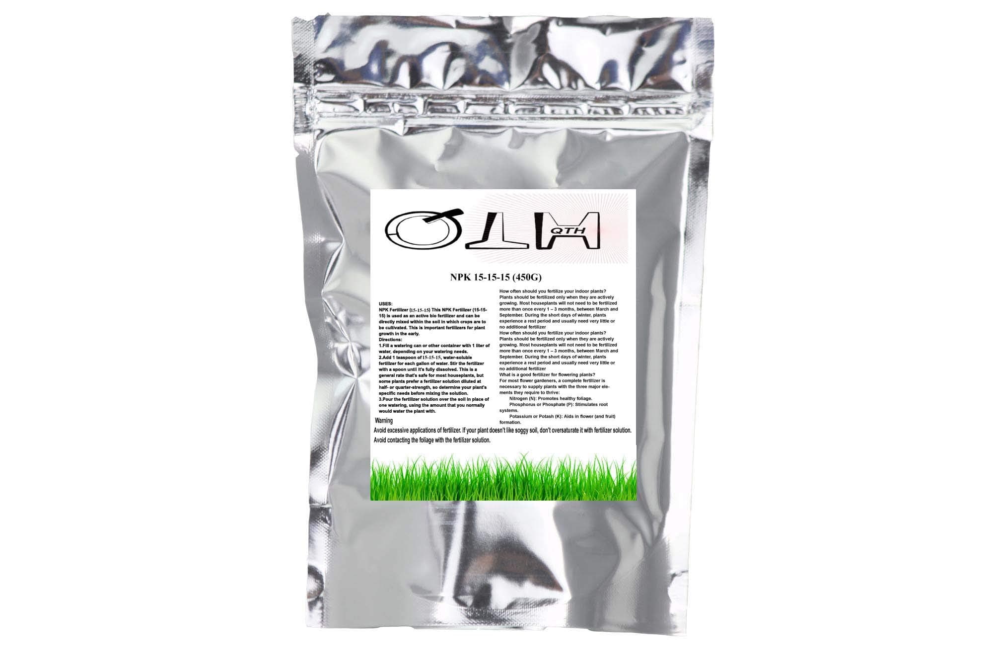QTH Fertilizer for Home Plants NPK 15 15 15 Complex (200G)