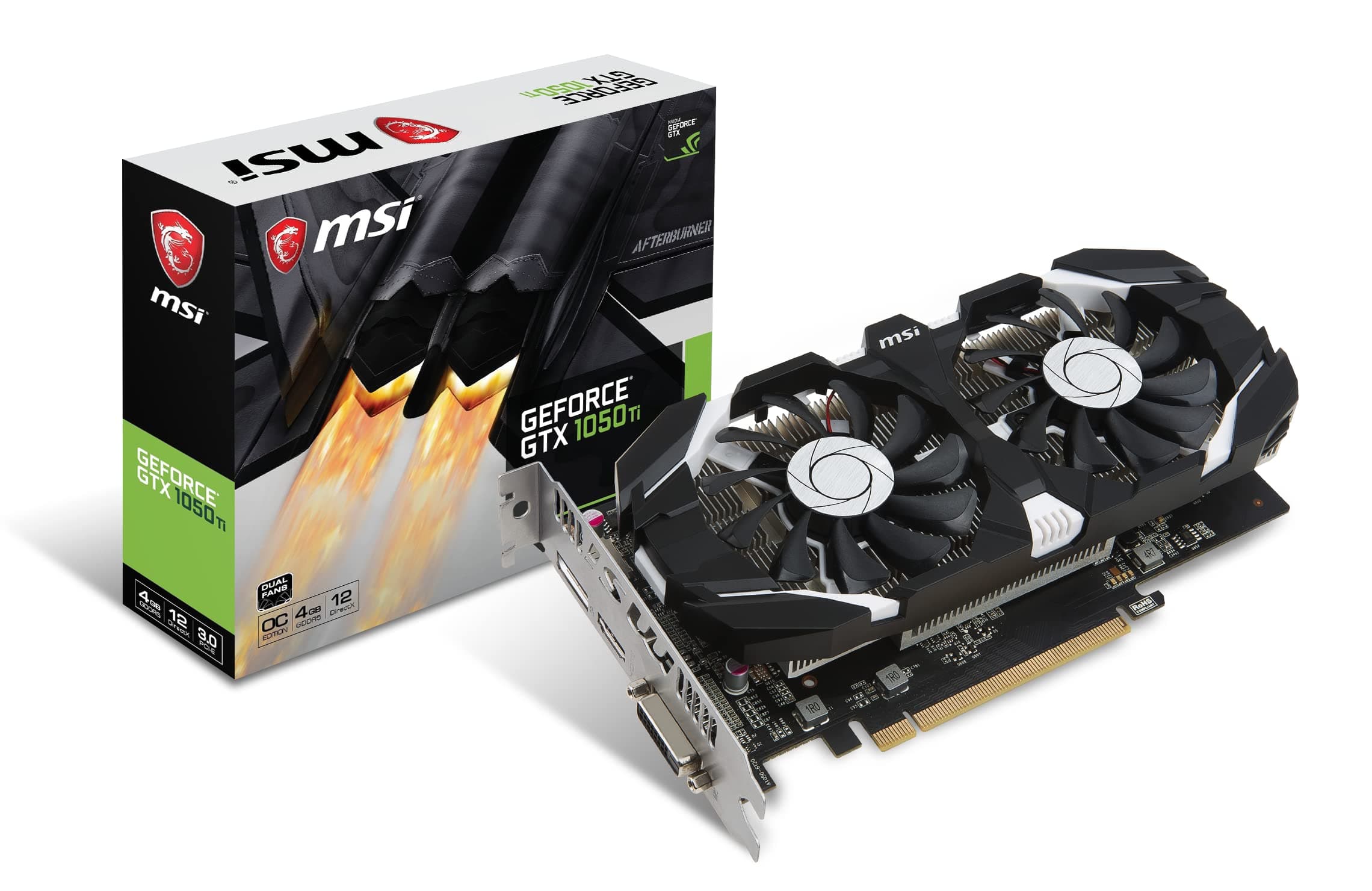 MSI GeForce GTX 1050 Ti 4GT OC