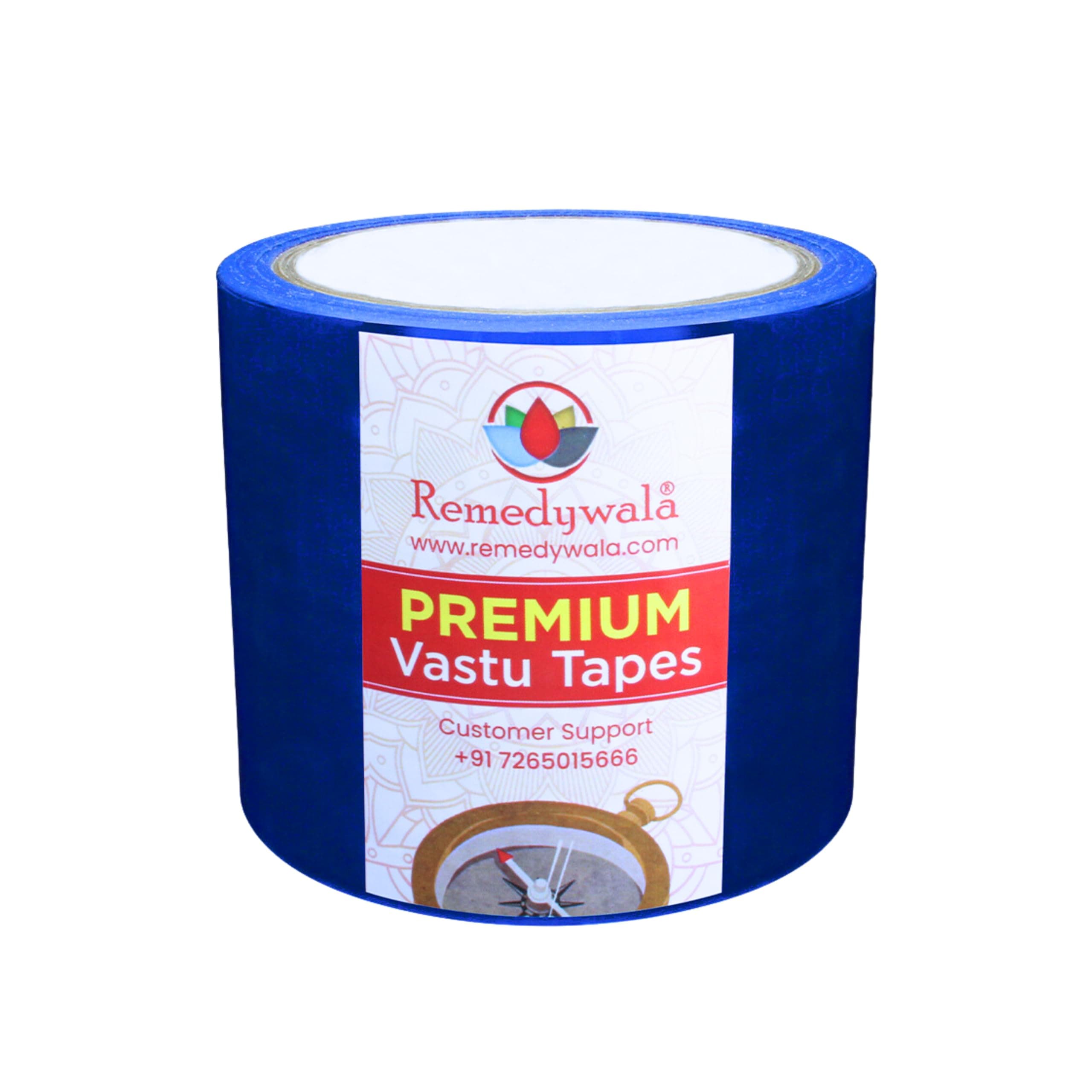 Vastu Blue Color Tape (3 to 4 Inch) (20 Meter)