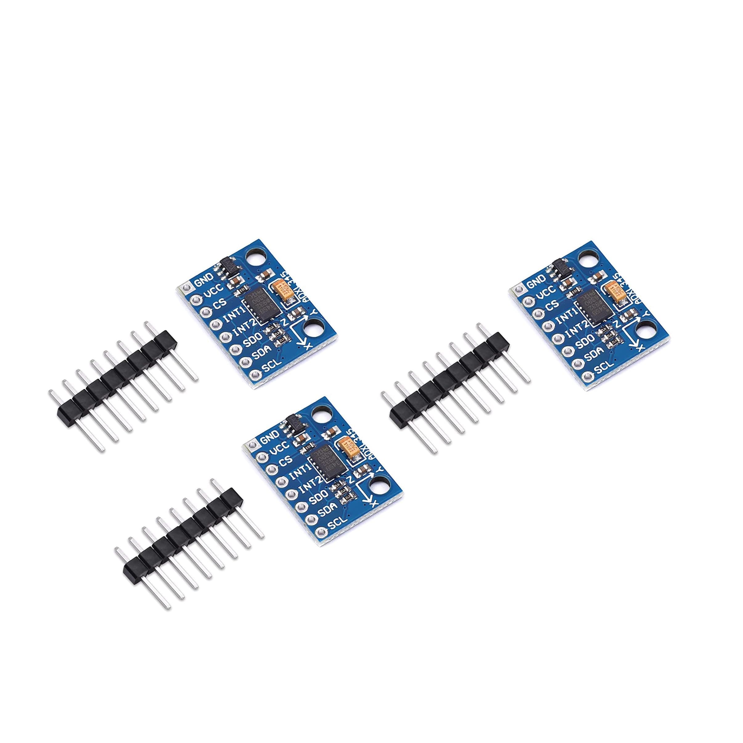 Teyleten Robot GY-291 ADXL345 Digital 3-Axis Acceleration of Gravity Tilt Module IIC SPI for Arduino 3pcs