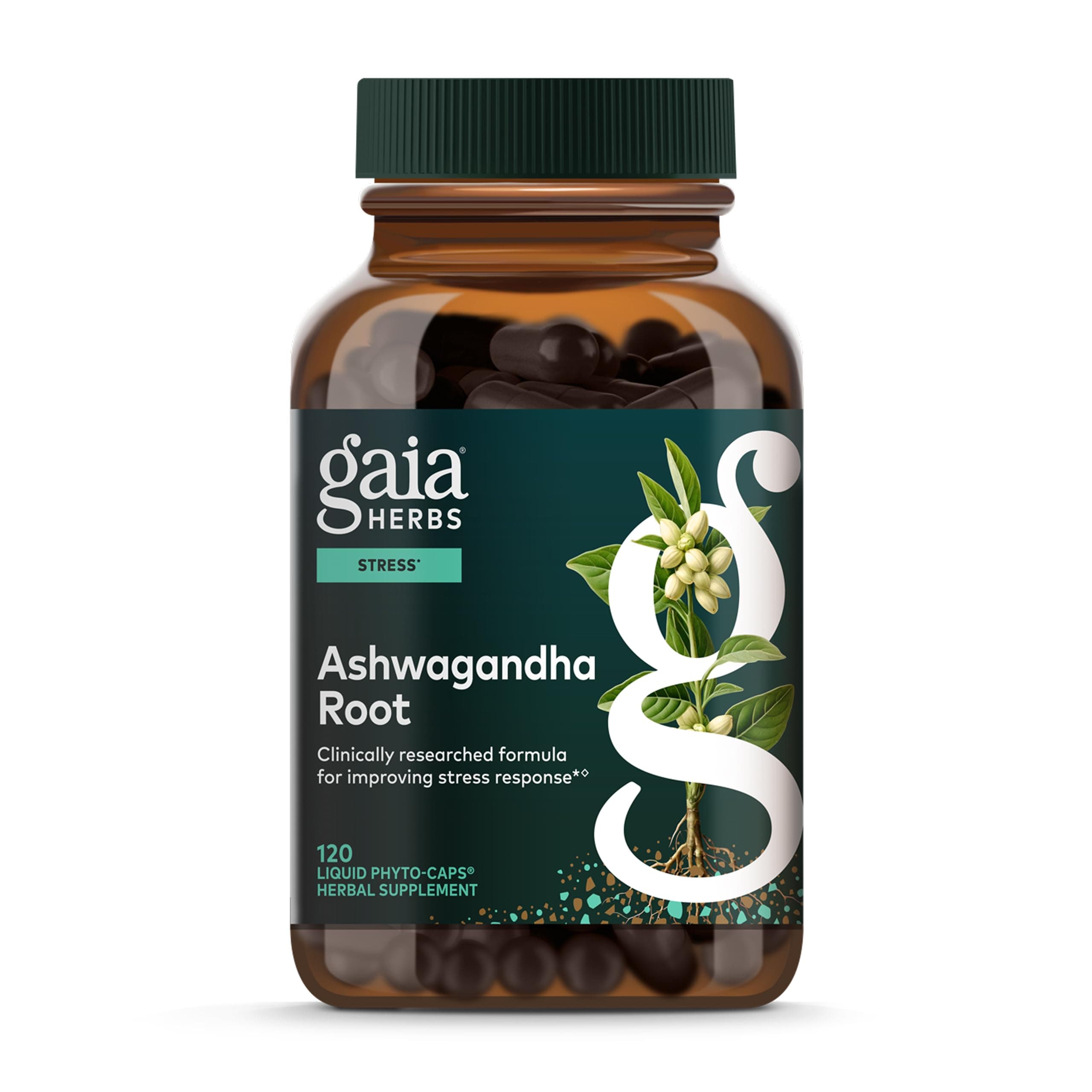 Ashwagandha Root, 120 Vegan Liquid Phyto-Caps GAI-15028