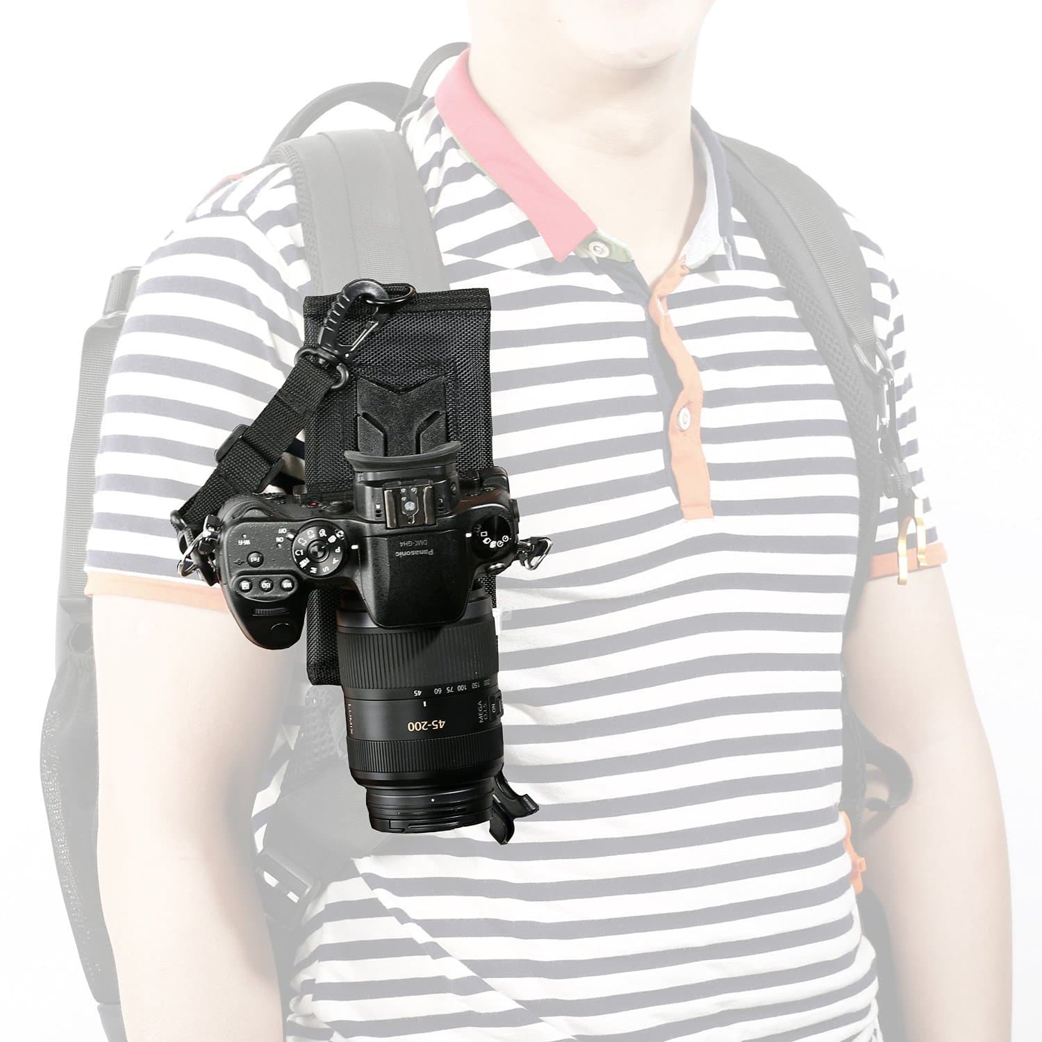 Movo Photo MB200 Universal Camera Holster Attachment System for Backpacks and Hydration Packs