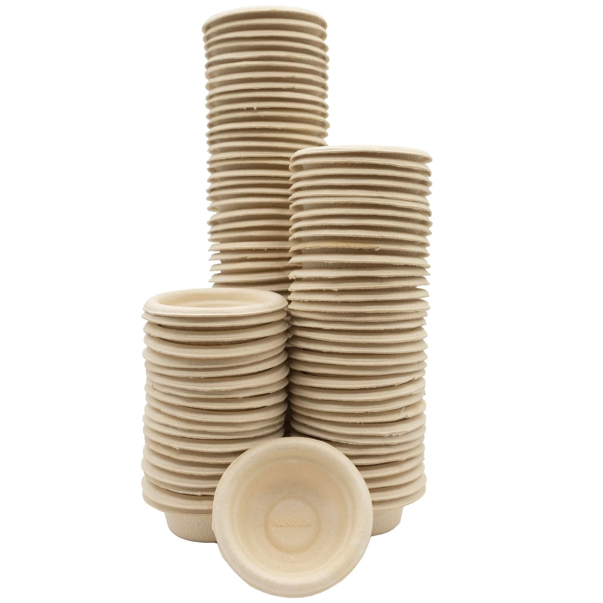 Small 0.5oz Paper Gecko Food & Water Cups, 100 ct.