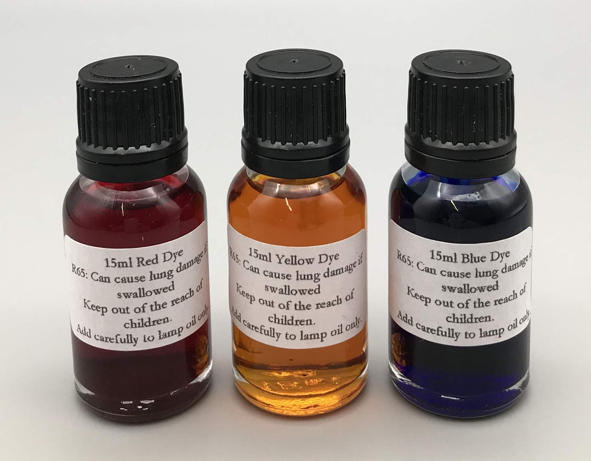 DYE PACK TO COLOUR CLEAR SMOKELESS ODOURLESS LAMP OIL