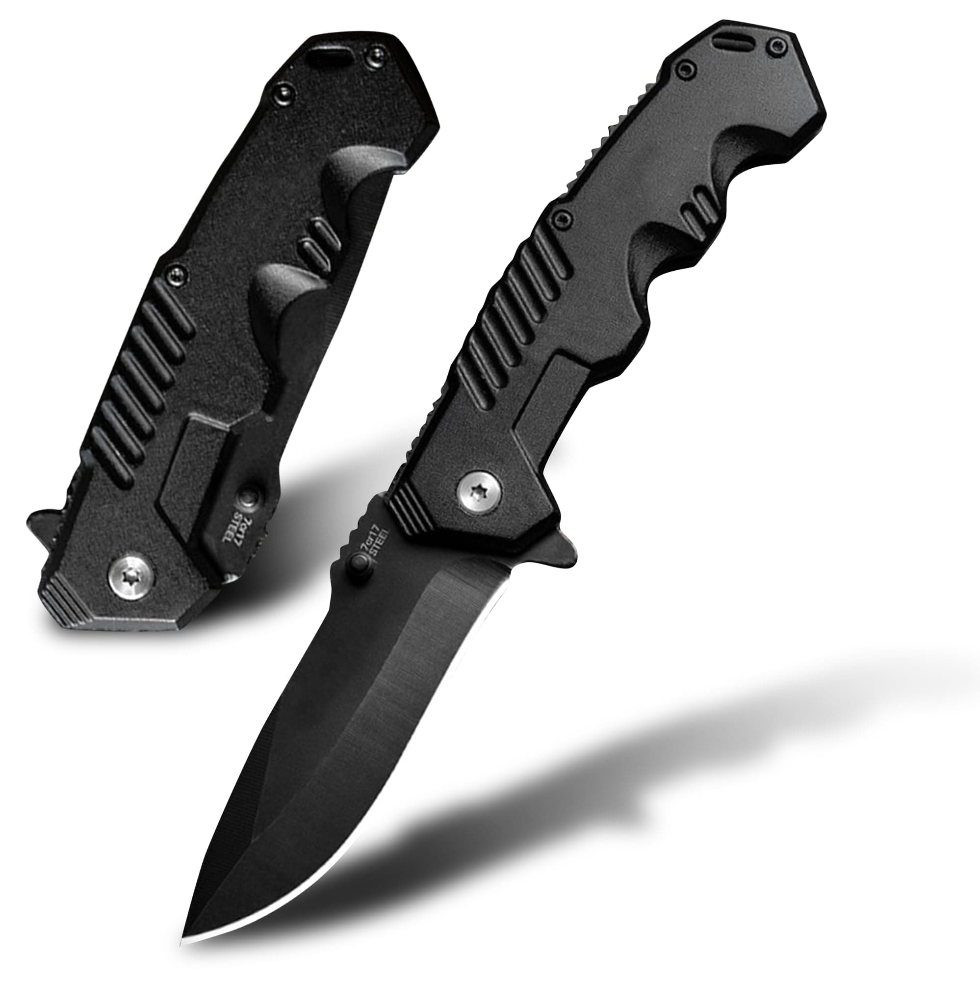 Pocket Folding Knife with Stainless Steel Point Lock Blade Knives and Lightweight Lockback Multi-Tool for Camping, Outdoor, Hunting,Survival and EDC