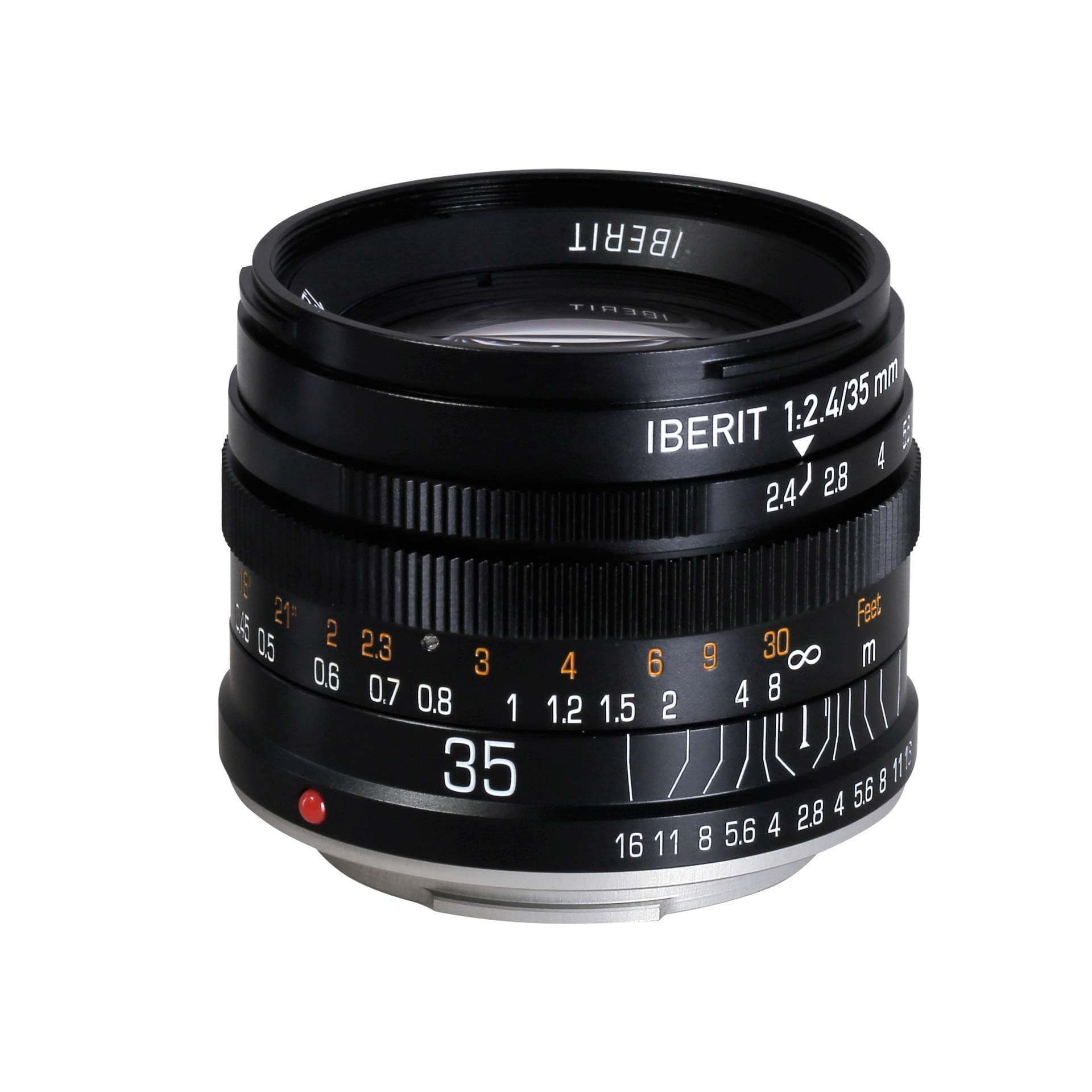 KIPON IBERIT 35mm F2.4 Full Frame Camera Lenses for Sony E Mount NEX (Black)