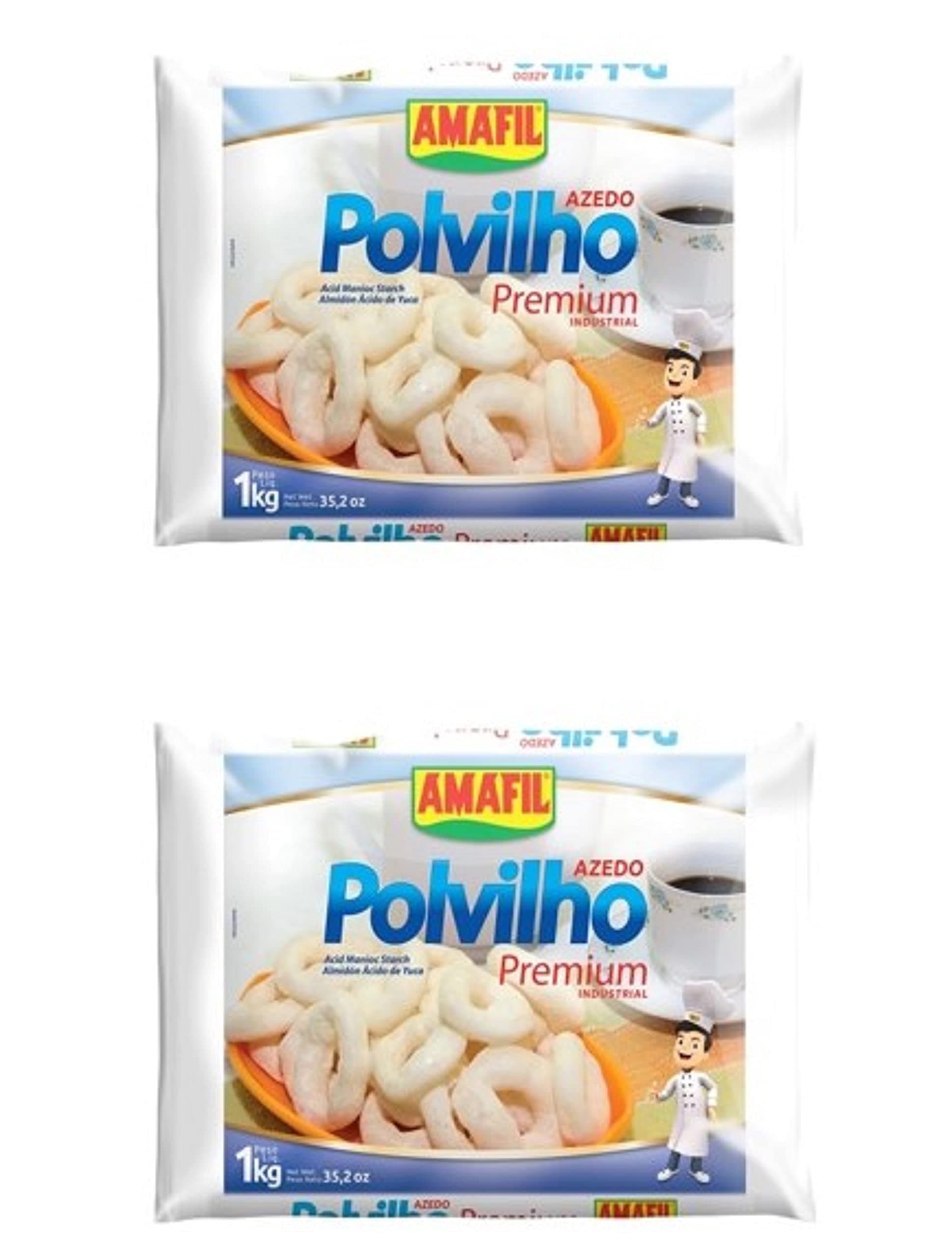 Amafil Sour Manioc Starch Premium| Polvilho Azedo Premium, 35.2 Oz (Pack of 2)