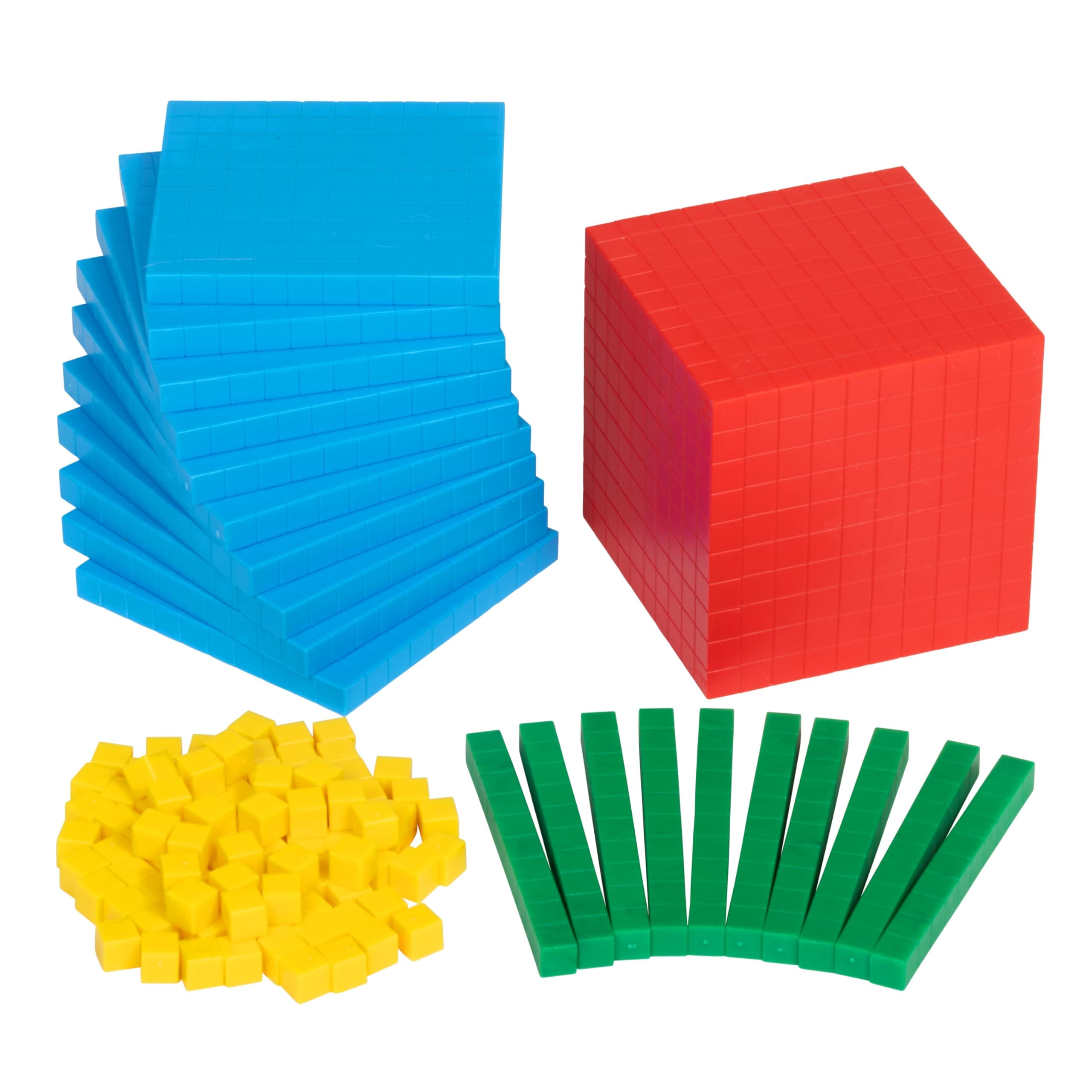 EDX Plastic Base Ten, Multi-Colour