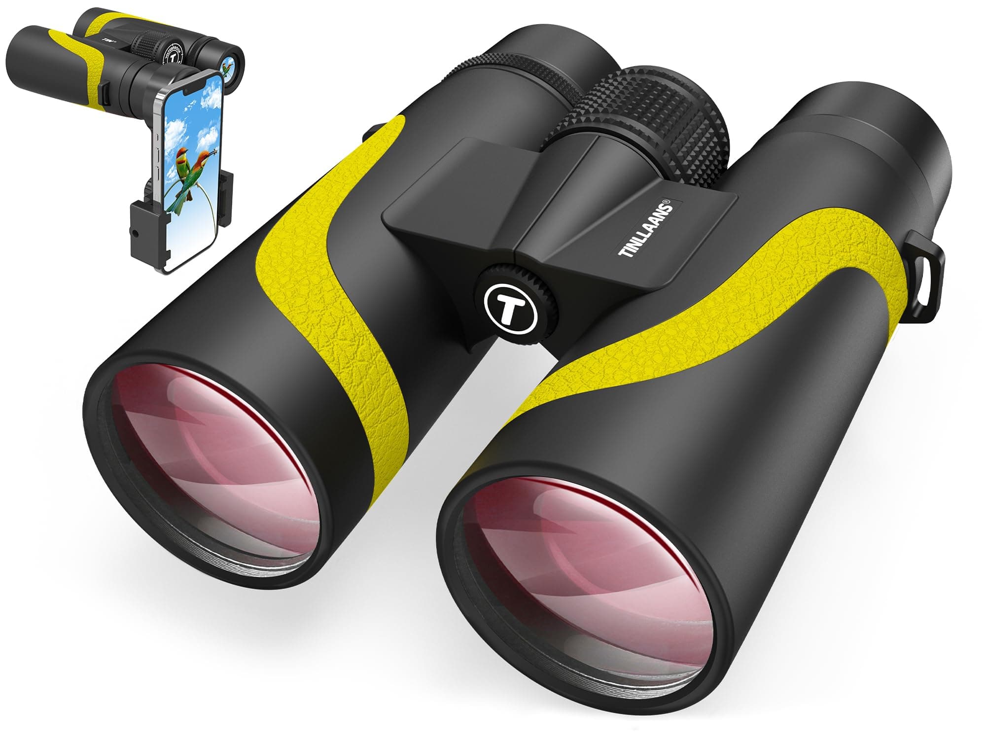 Binoculars for adults 15x55mm (Yellow)