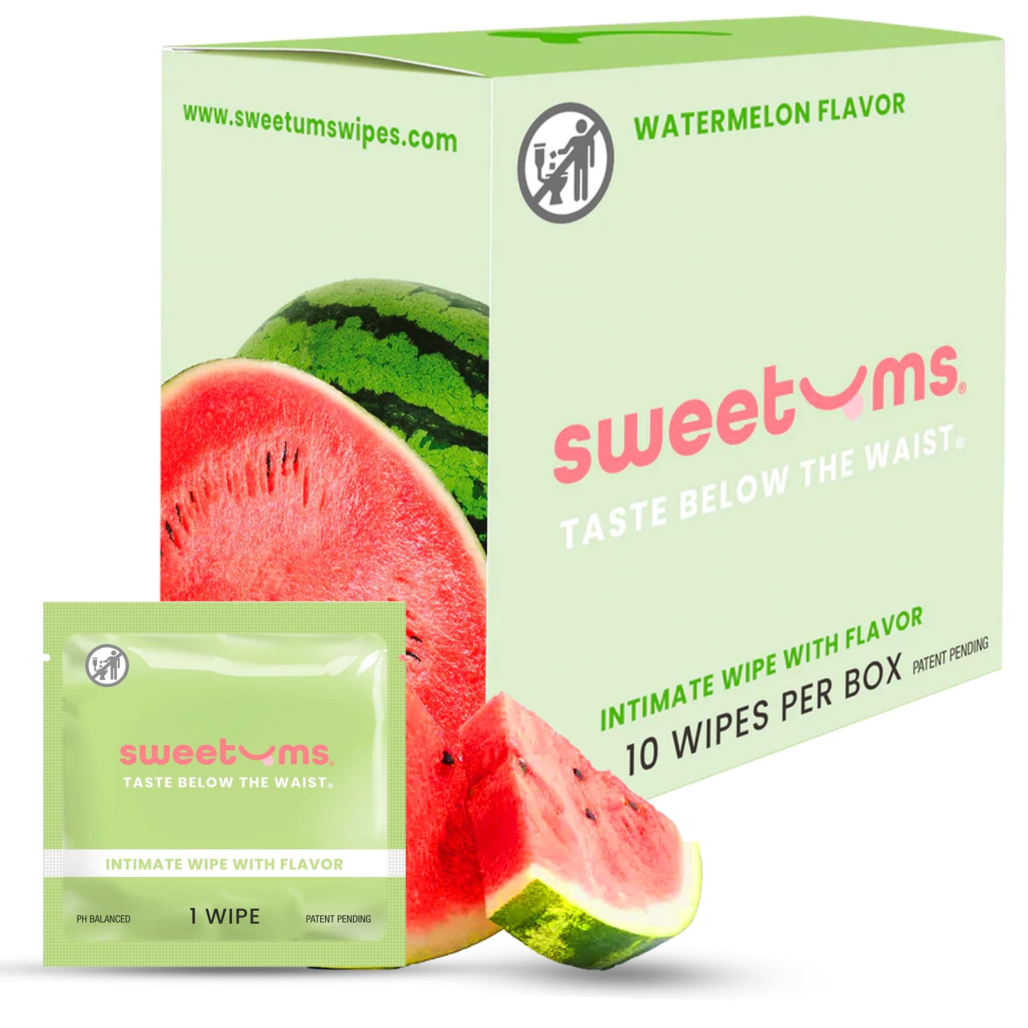 Watermelon Wipes Box of 10