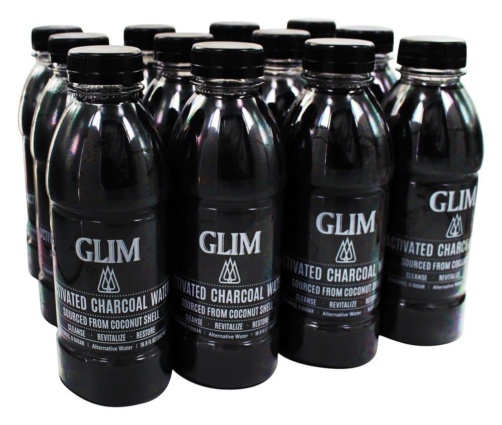 Glim Activated Charcoal Water 12 pack