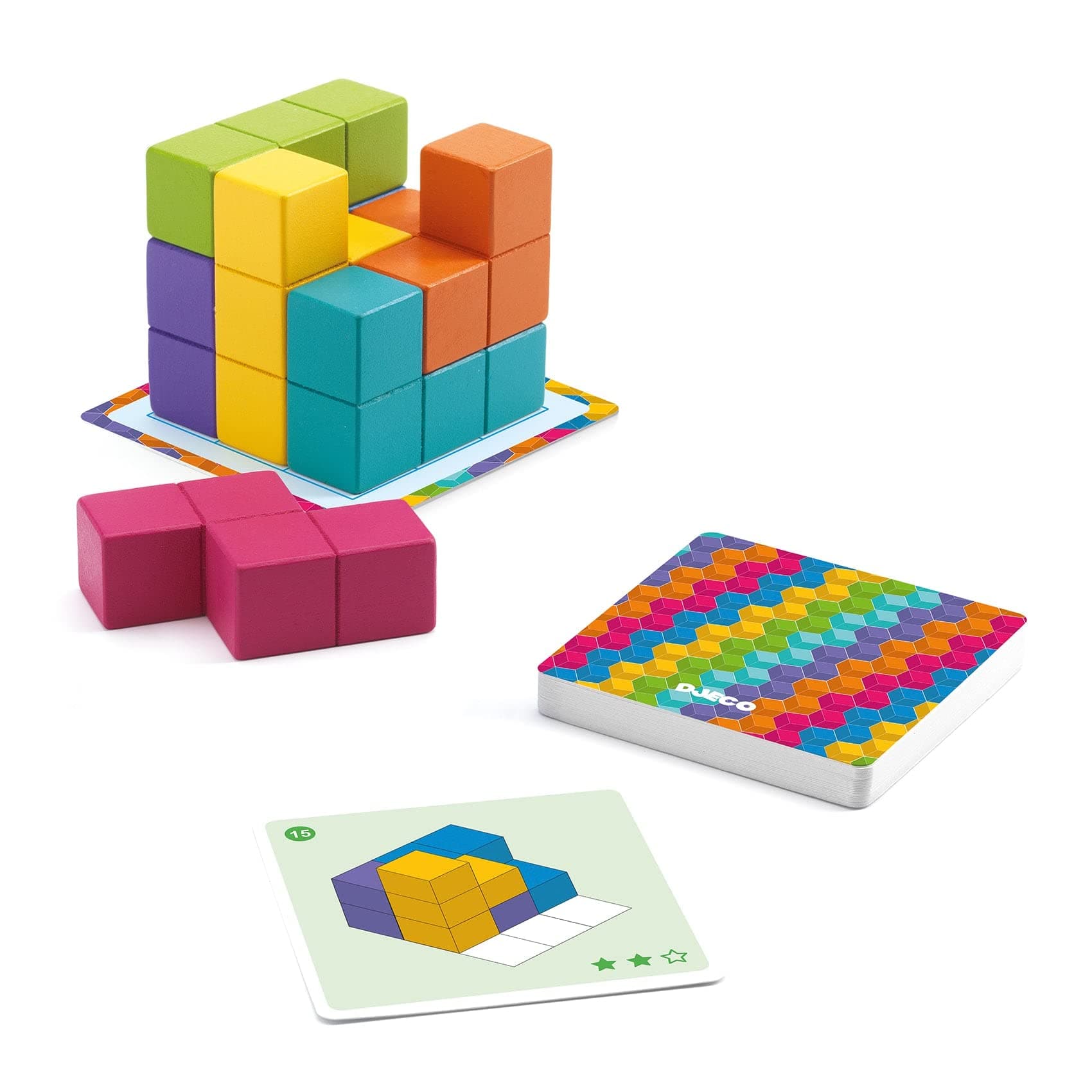 DjecoDJ08477 Games-Brain Teaser, Multicoloured