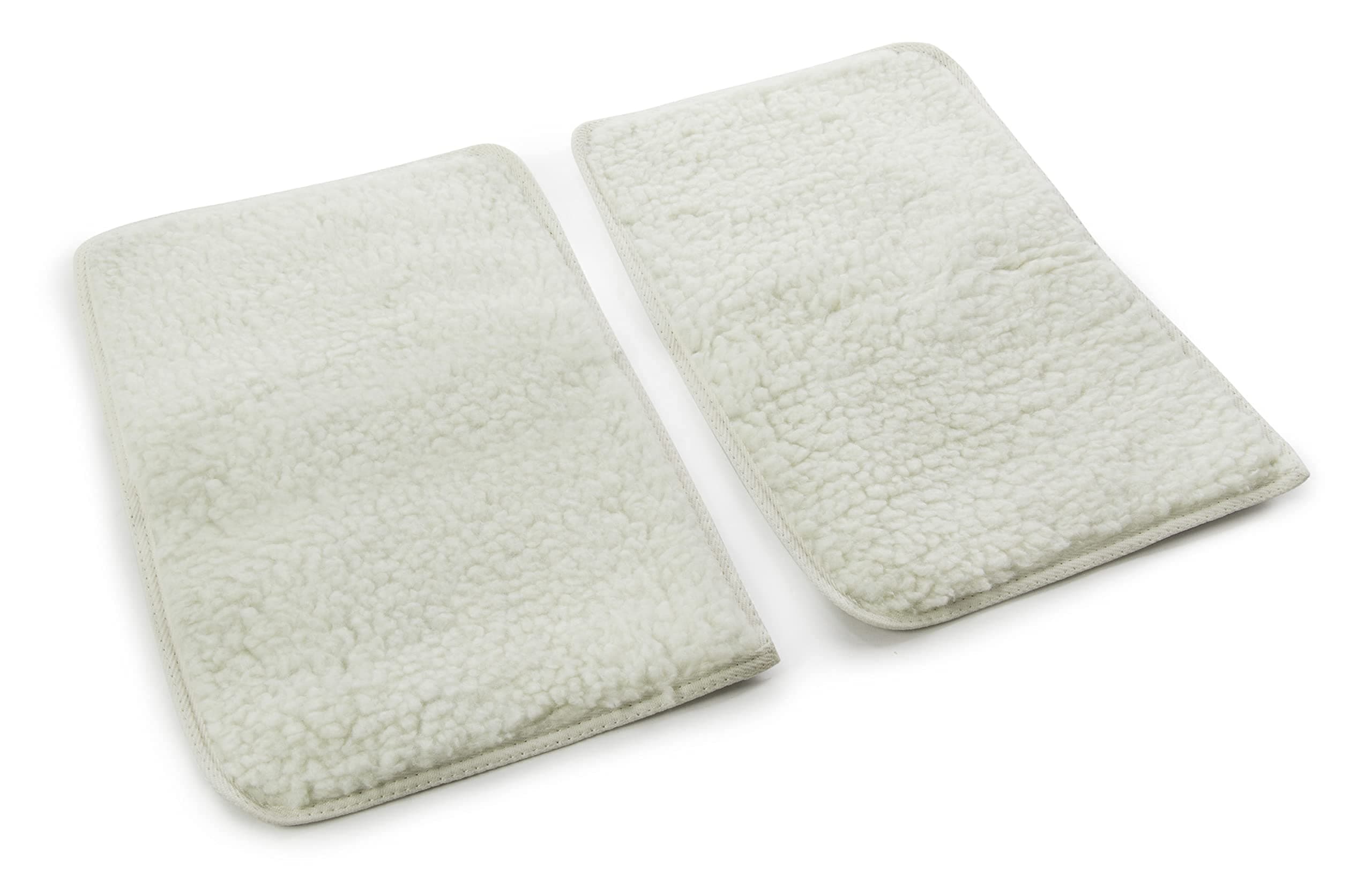 - Replacement Liners for Travel Pet Carriers - Soft Absorbent Cat & Dog Kennel Pad with Waterproof Backing, Machine Washable Crate Pads, 19x12.25in - 2 Pack, White, Large