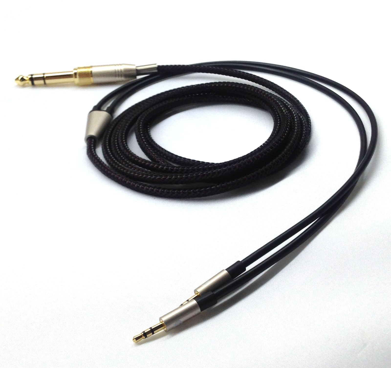 Replacement Cable Compatible with Hifiman HE400S, HE-400I, HE-400i(2.5mm Plug Version), HE560, HE-350, HE1000, HE1000 V2 Headphone 3.5mm and 6.35mm to Dual 2.5mm Jack Male Cord 1.2m/4ft
