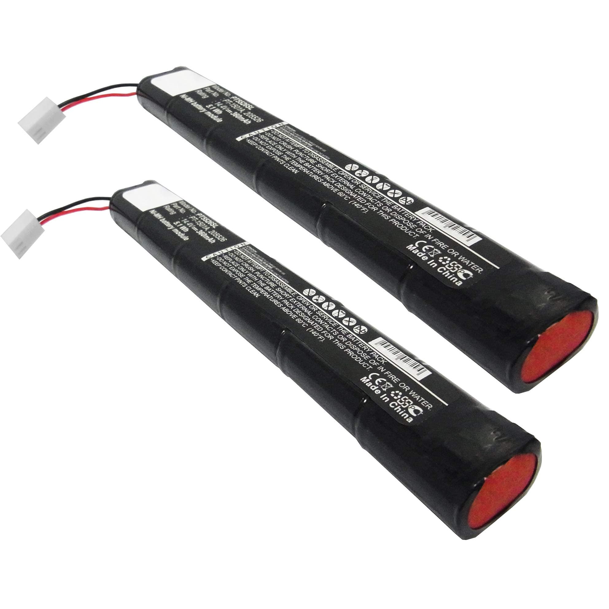 2x subtel® Battery Replacement for Brother PocketJet PJ-623, PJ-663, PJ-673, PJ-622 PA-BT-500 Mobile Photo Printer/Label Maker 360mAh