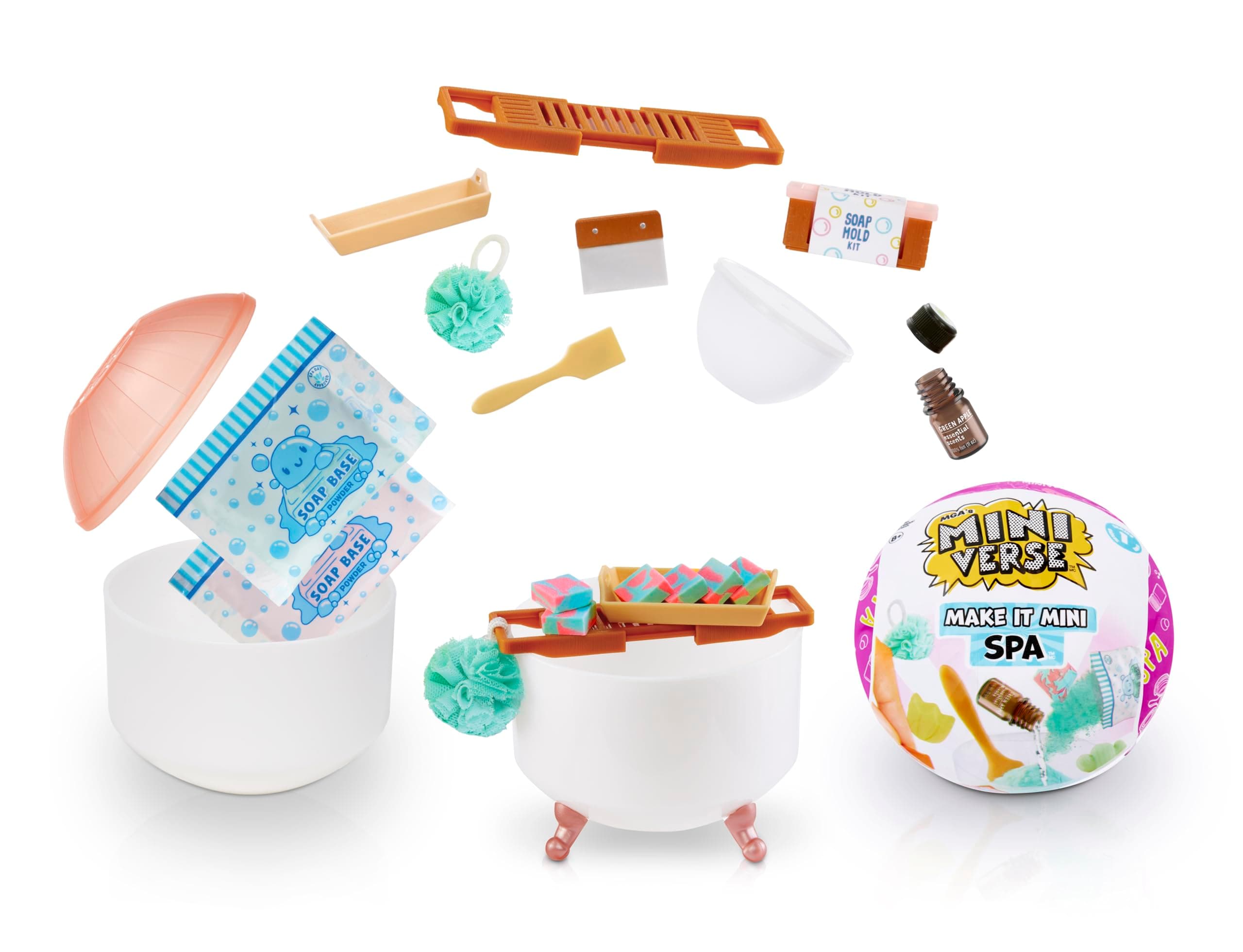 MGA's Miniverse Make It Mini Spa, Mini Collectibles, Mystery Blind Packaging, DIY, Really Works, Real Spa Products, NOT Edible, Collectors, 8+