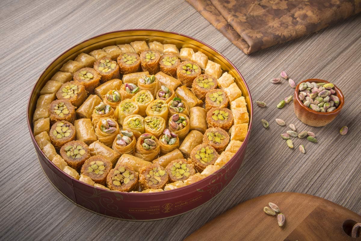 Zalatimo Assorted Baklava Sweets, 1 KG (Pack - 1)