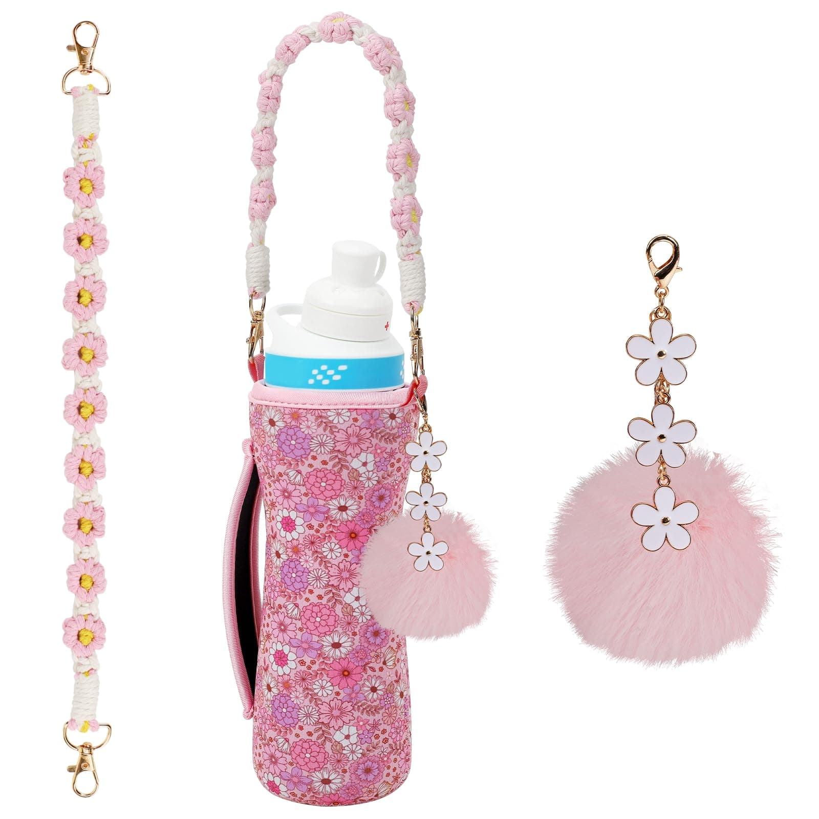 Upgrade Your Hydration Experience with Cirkul Accessories: Sleek Cirkul Water Bottle Sleeve, Stylish Cirkul Charms, Durable Straps, Handy Bottle Handle & More