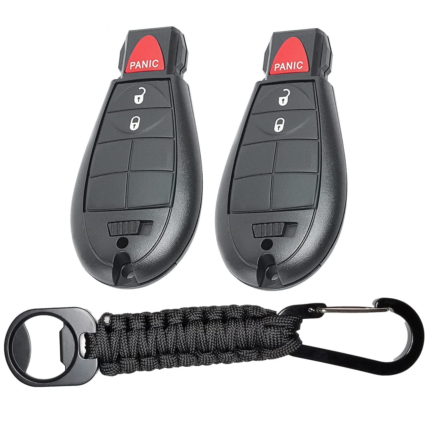 Key Fob Fobik Replacement Compatible for Dodge Ram 1500 2013 2014 2015 2016 2017 2018 2019 2020 2021 2500 3500 4500 5500 2013-2018 Pickup Truck Keyless Entry Remote Control GQ4-53T 56046953AE