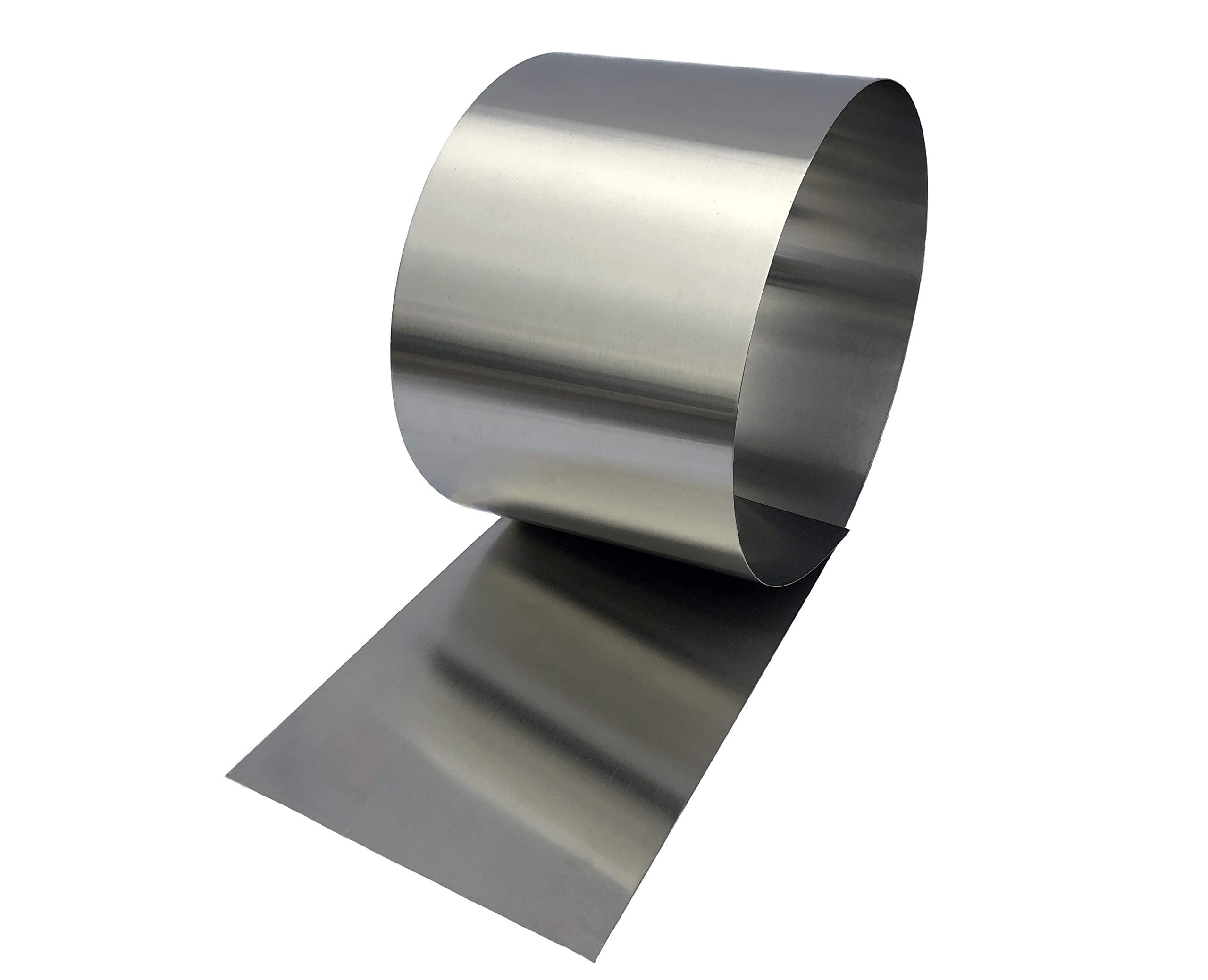 Stainless Steel Flashing Roll - Brushed Stainless Sheet Metal for Flashing, Backsplash, Decoration, Protection, Kitchen and Bath, Arts & Crafts Project, DIY - 10' Lengths (8" x 120")