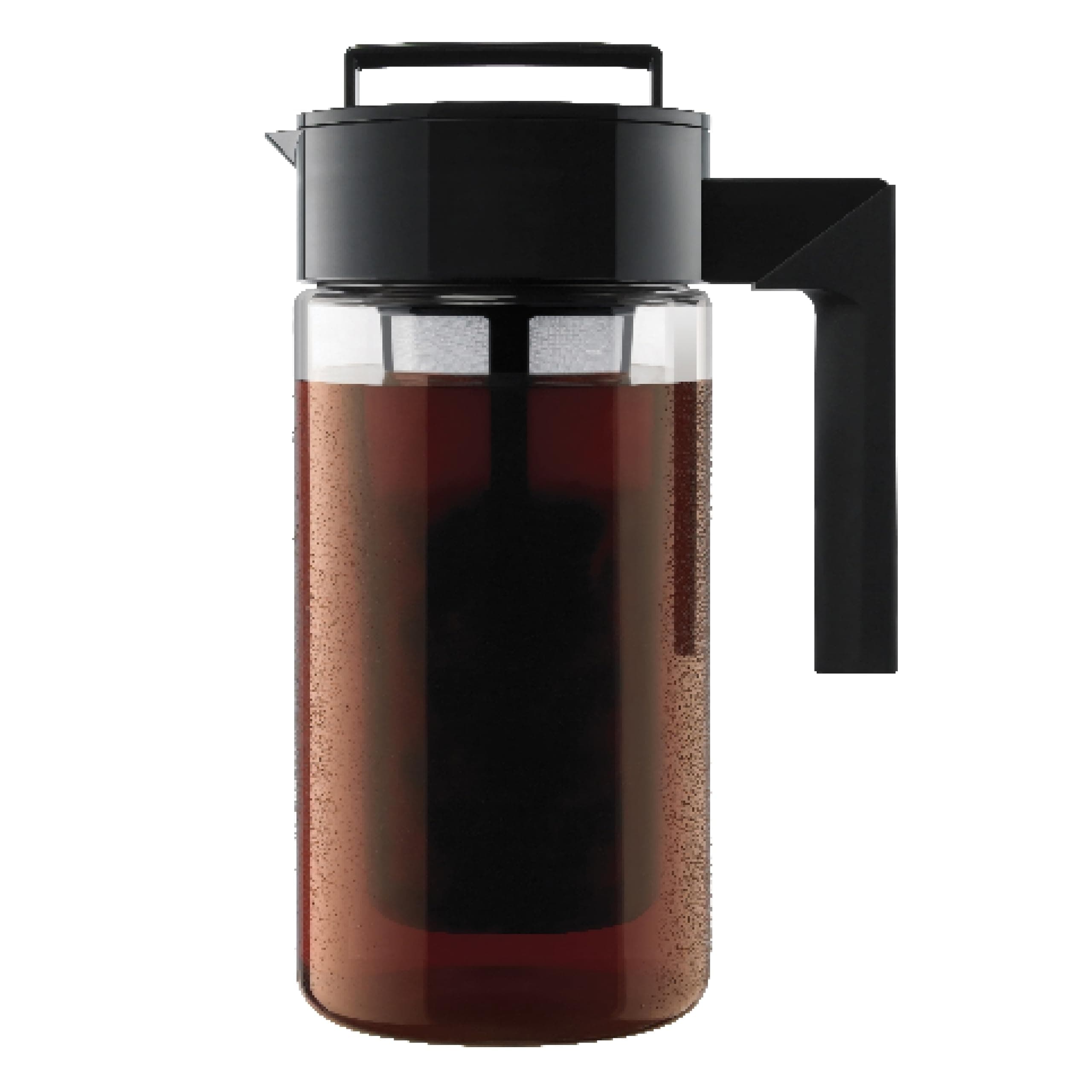 Takeya Patented Deluxe Cold Brew Iced Coffee Maker with Airtight Lid & Silicone Handle, 1 Quart