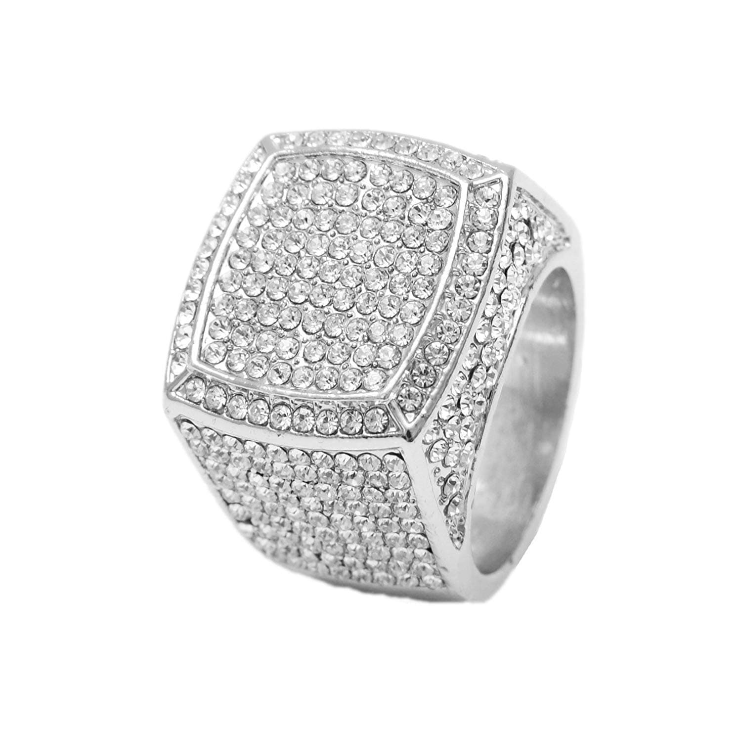 Charles Raymond Bling Bling Hip Hop Iced Out Luxury BIG Oversize Men's Ring - 444