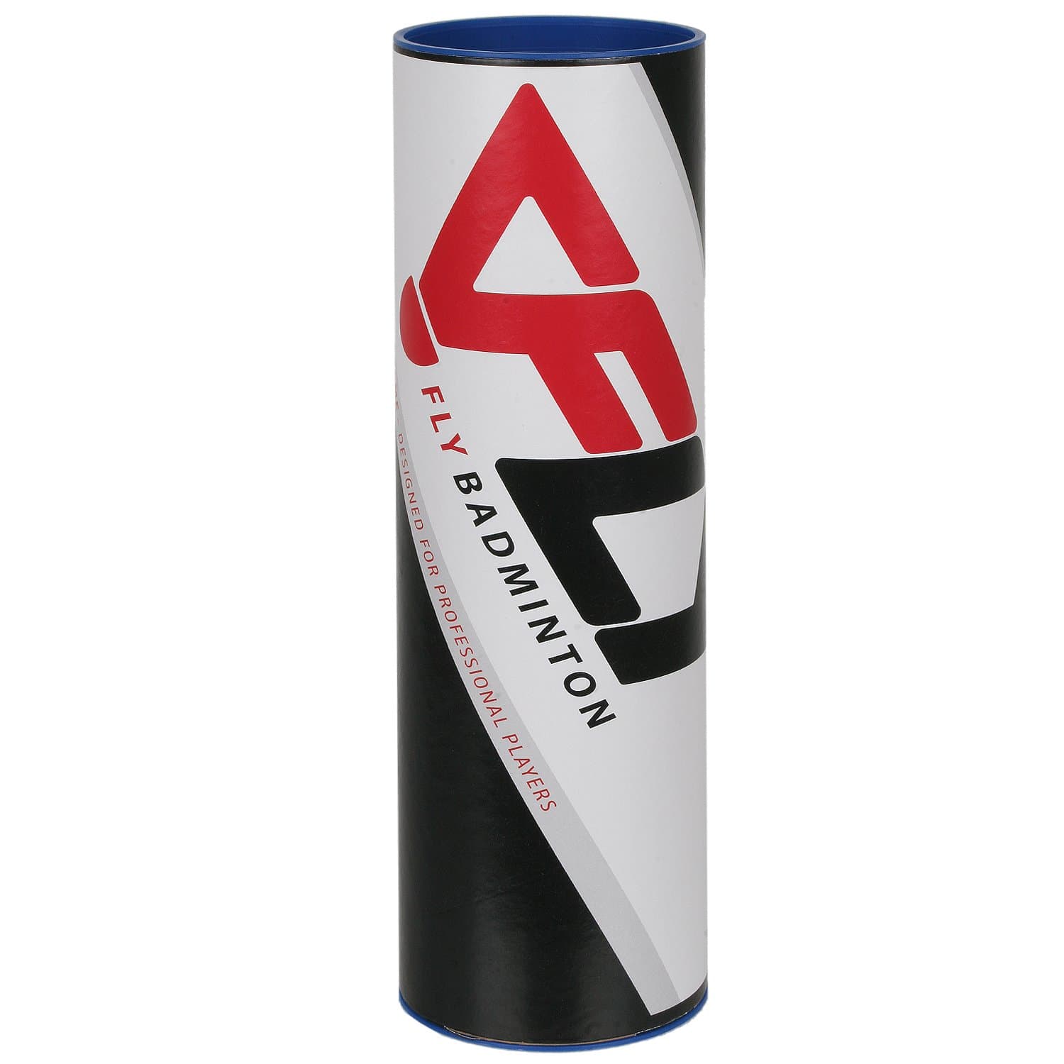 FLY Flylon Badminton Shuttlecocks - Tube of 6 Nylon Shuttlecocks - White / Yellow - Slow / Medium / Fast