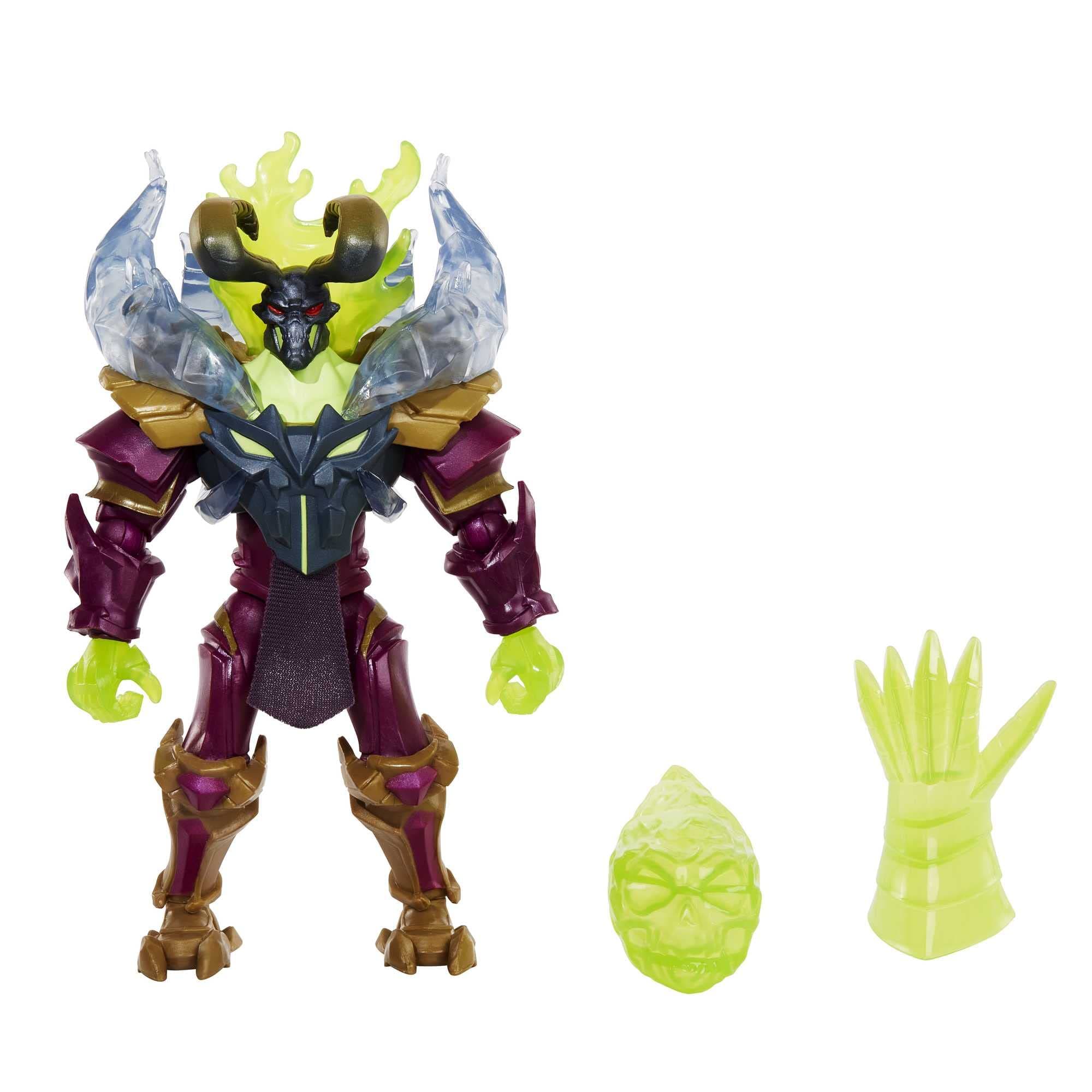 Masters of the Universe He-Man and The Masters of the Universe Skeletor Reborn Action Figure with Power Attack Move & Accessories, MOTU Collectible Toy, 4 Years & Older