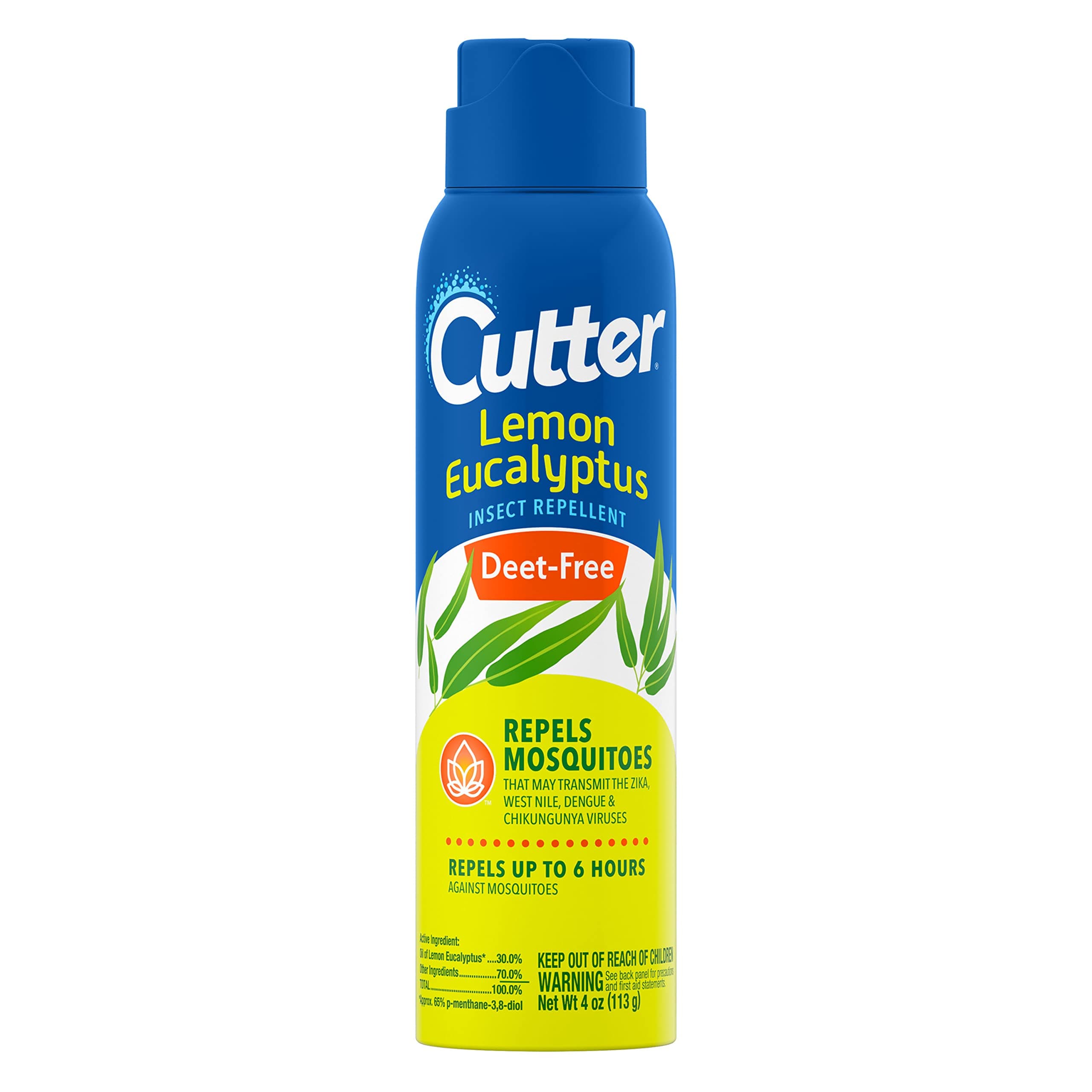 Cutter Lemon Eucalyptus Insect Repellent 4 Ounce (Pack of 1)
