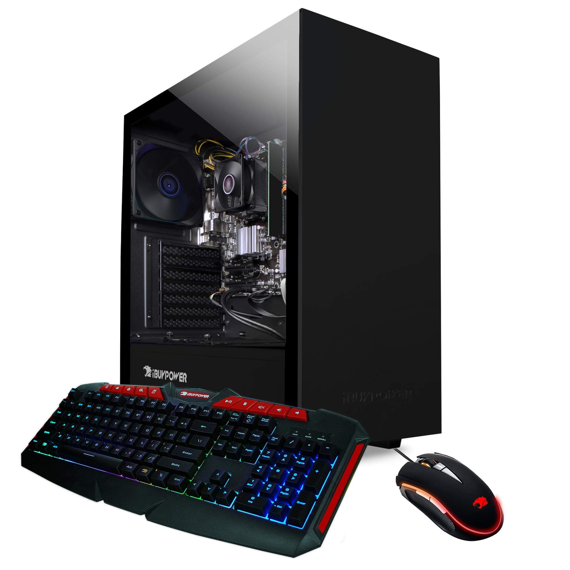 iBUYPOWER Work from Home PC Computer Desktop WFH001 (AMD Ryzen 3 3200G 3.6GHz, 8GB DDR4 RAM, 240GB SSD, WiFi Ready, Windows 10 Home)