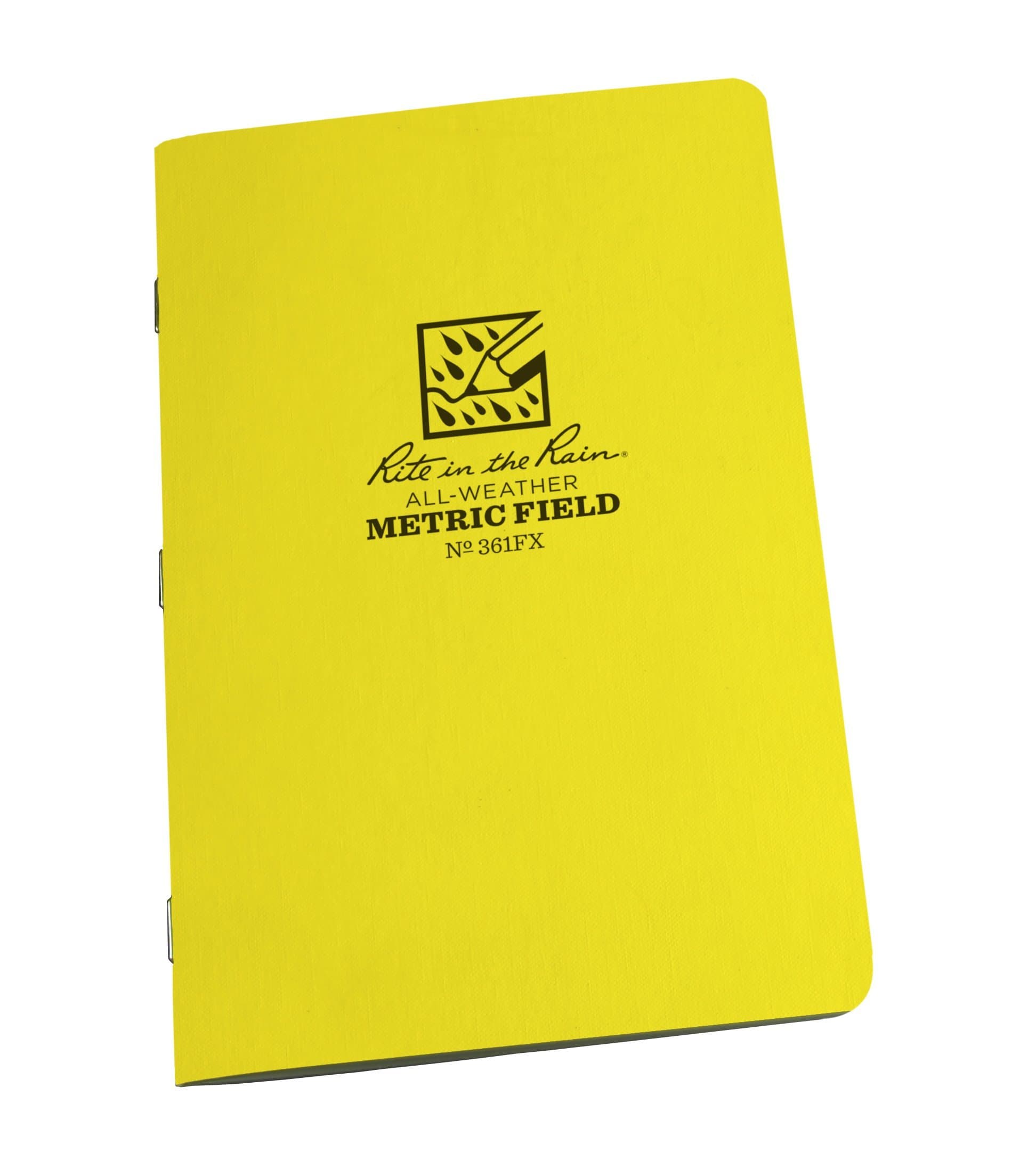 Rite in the RainUniversal Stapled Mini Notebook, 4⅝" x 7" (3 Pack) (24 Sheets) - Yellow