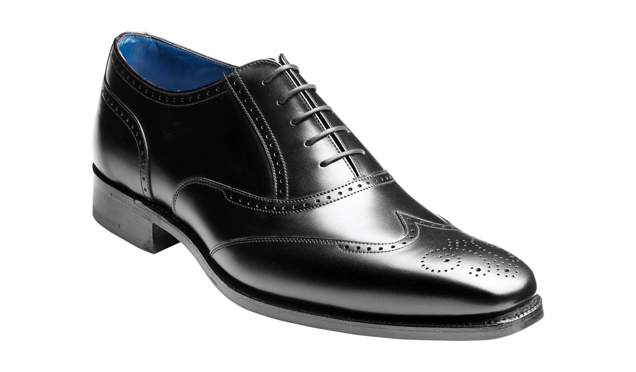 BARKER Johnny Men's Handmade Leather Brogue Oxford Shoes – Goodyear Welted, Full Leather Sole & Lining, Premium Formal Dress Shoes for Business & Weddings