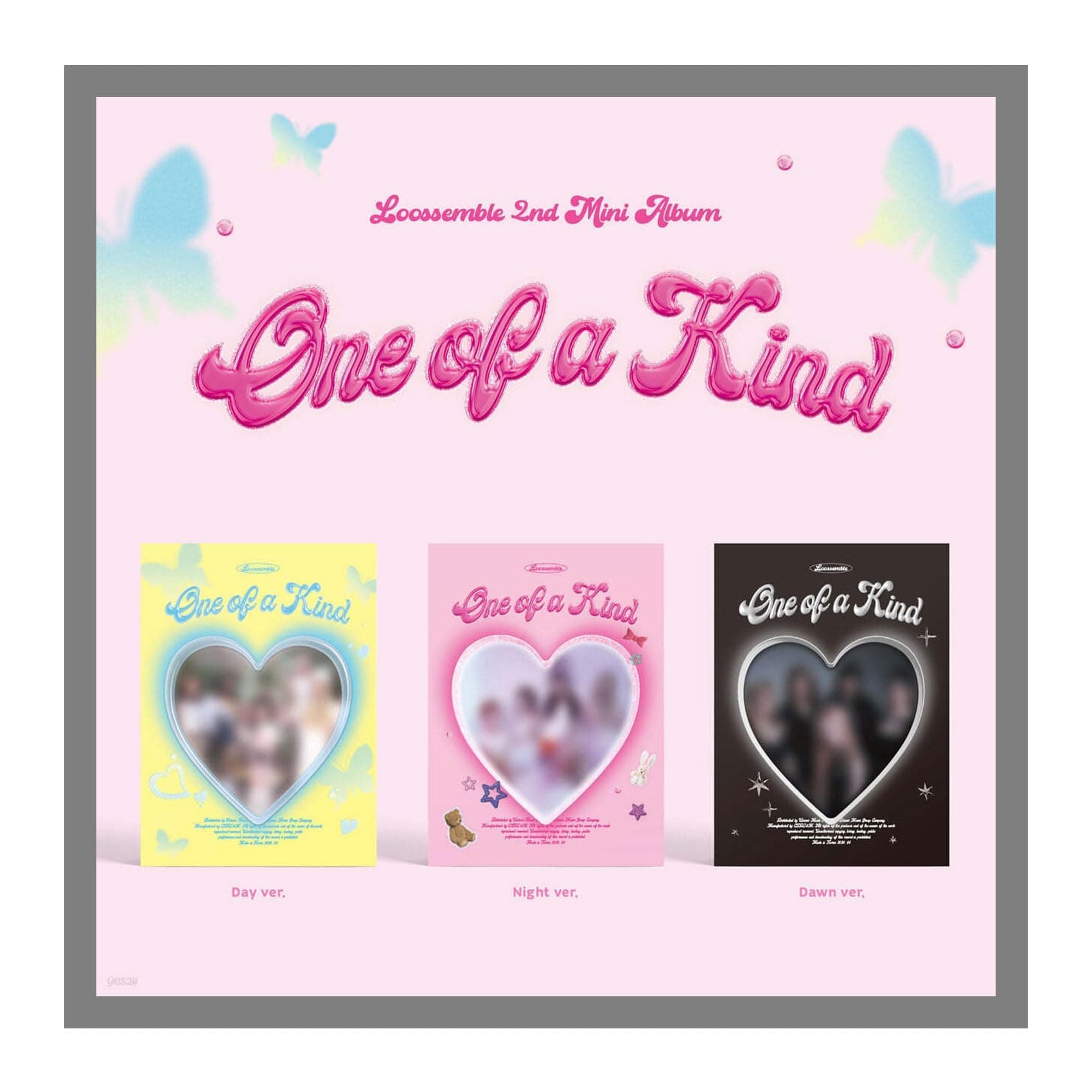 Loossemble One of a Kind 2nd Mini Album Contents+Photocard+Tracking Sealed LOONA Assemble (Standard Day Version)