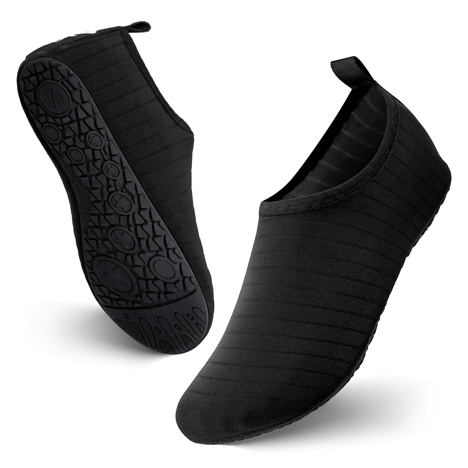 Water Shoes for Women Men Kids, Barefoot Quick-Dry Aqua Water Socks Slip-on Swim Beach Shoes for Snorkeling Surfing Kayaking Beach Walking Yoga