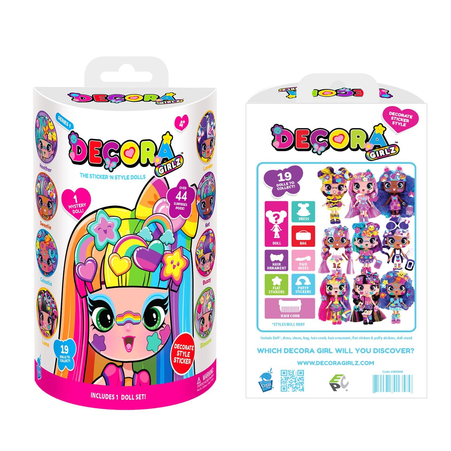 Decora Girlz Fashion Dolls 5-Inch