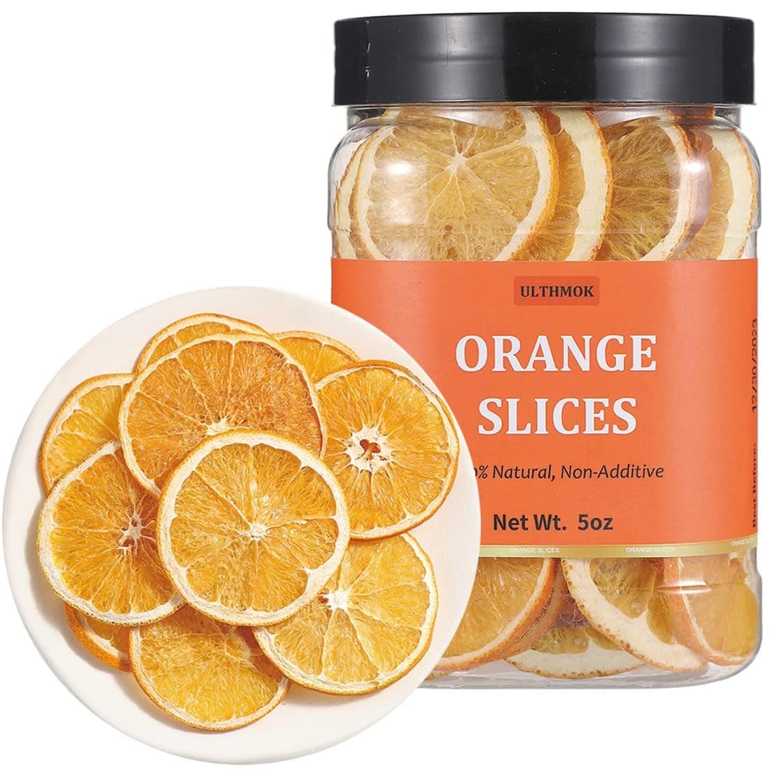 Premium Dried Orange Slices/145g, Dried Oranges.100% Natural & No Additves,No Sugar Added.