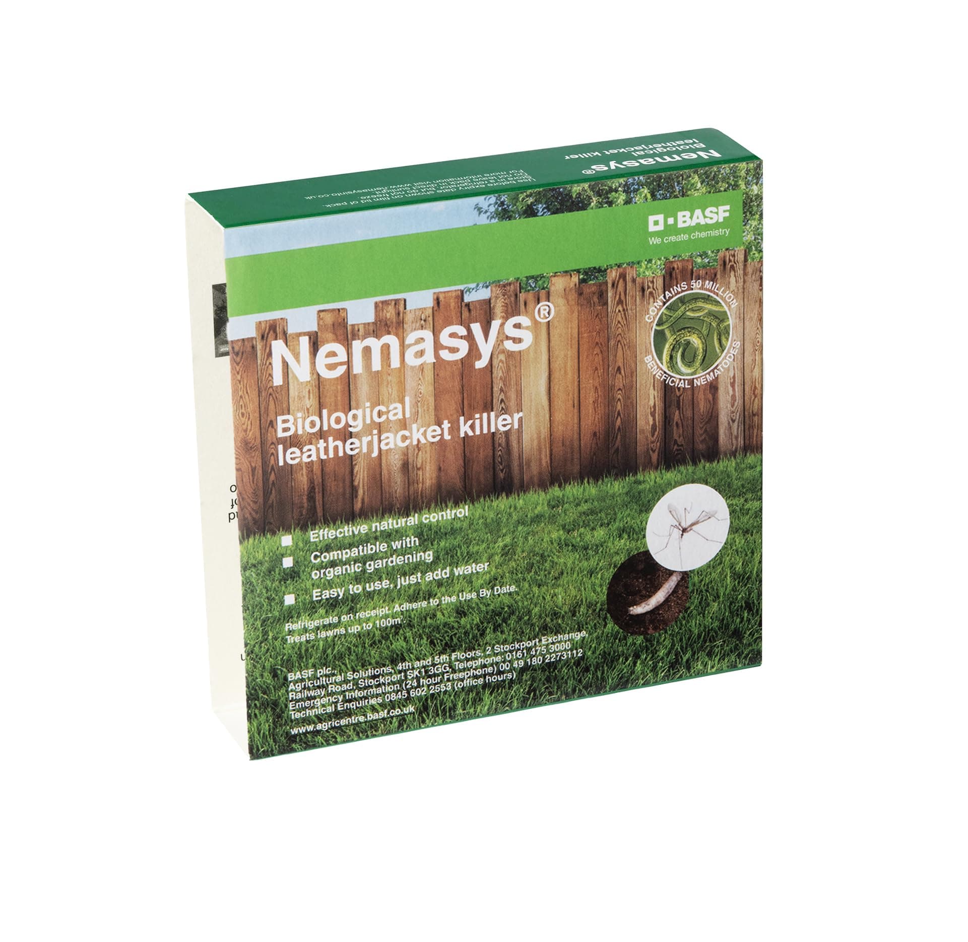 Nemasys Leatherjacket Killer nematode treatment (100 sqm)