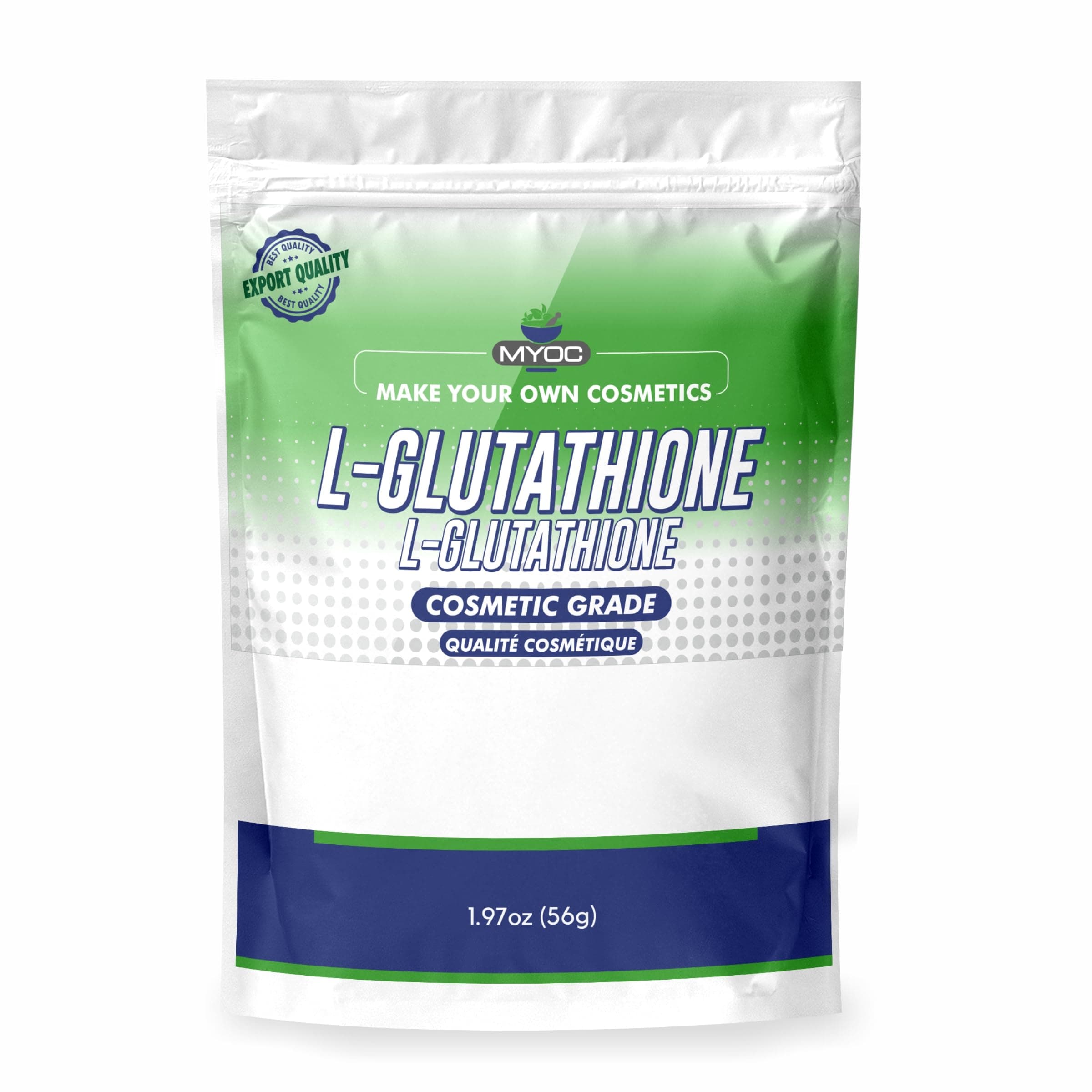 L-Glutathione Powder –1.97oz | Cosmetic Grade Powder for Skin Whitening, DIY Cosmetics