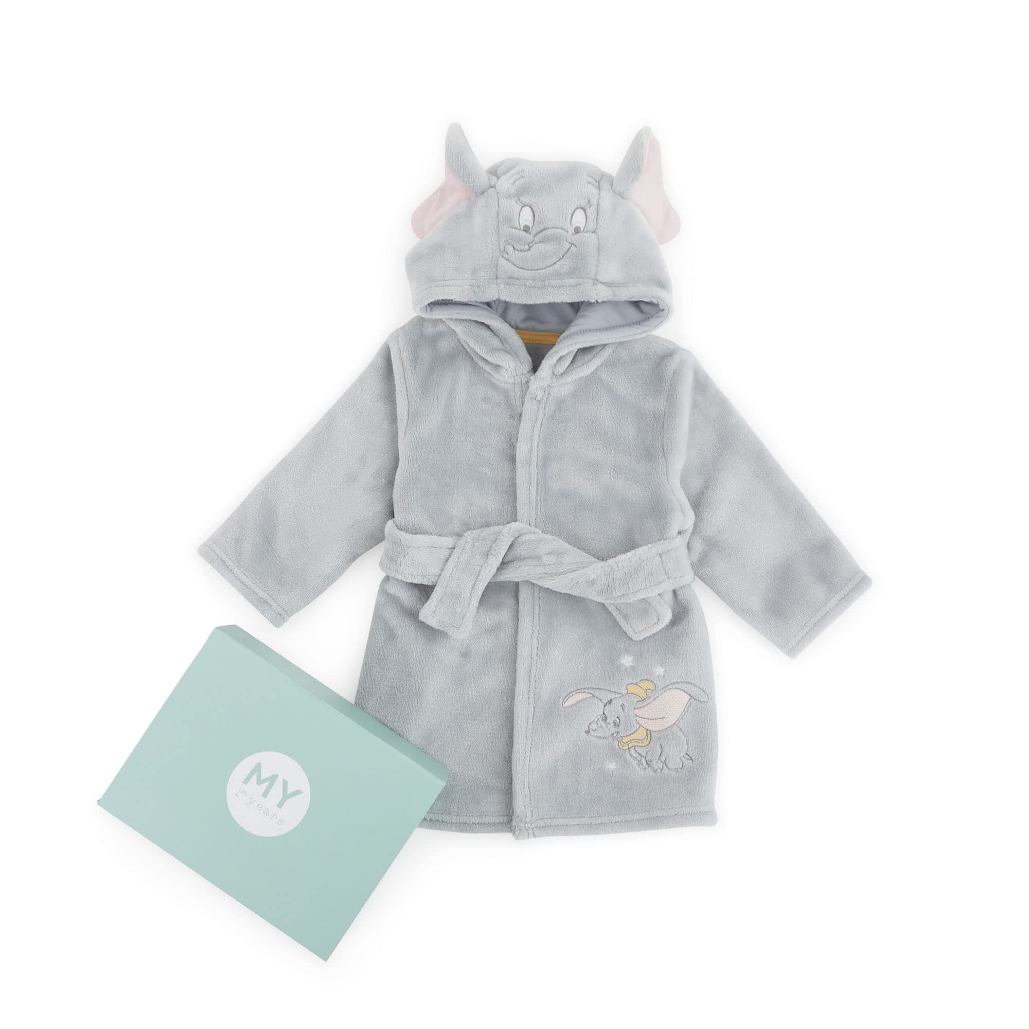 My 1st YearsDisney Fleece Dressing Gown, Baby and Toddler, Fluffy Soft Hooded Robe, 100% Polyester, For Boys and Girls