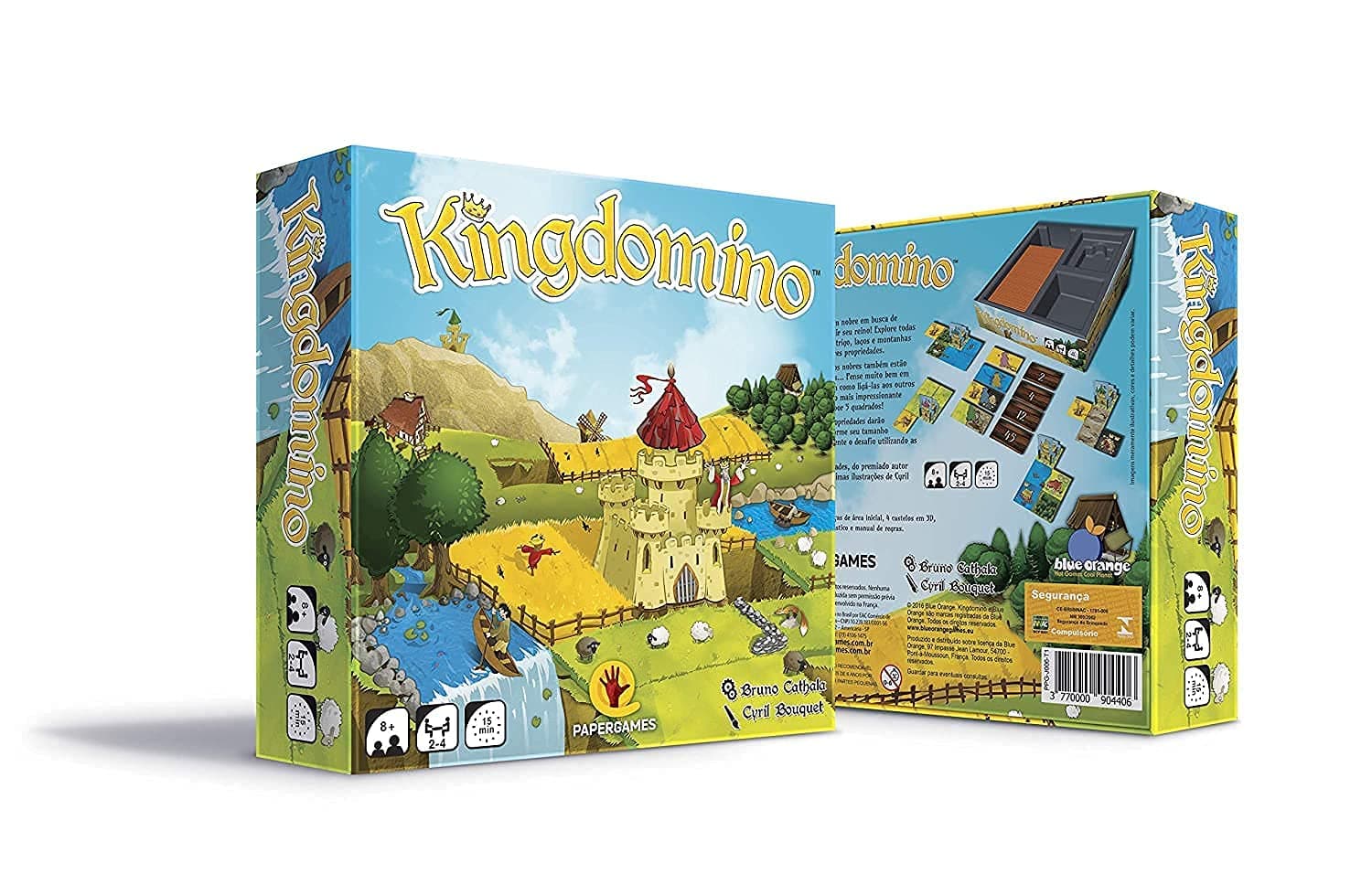 Tickles Kingdomino Strategy & War Board Game for Family Kids Adults (Age: 8+ || Number of Players : 2-4)