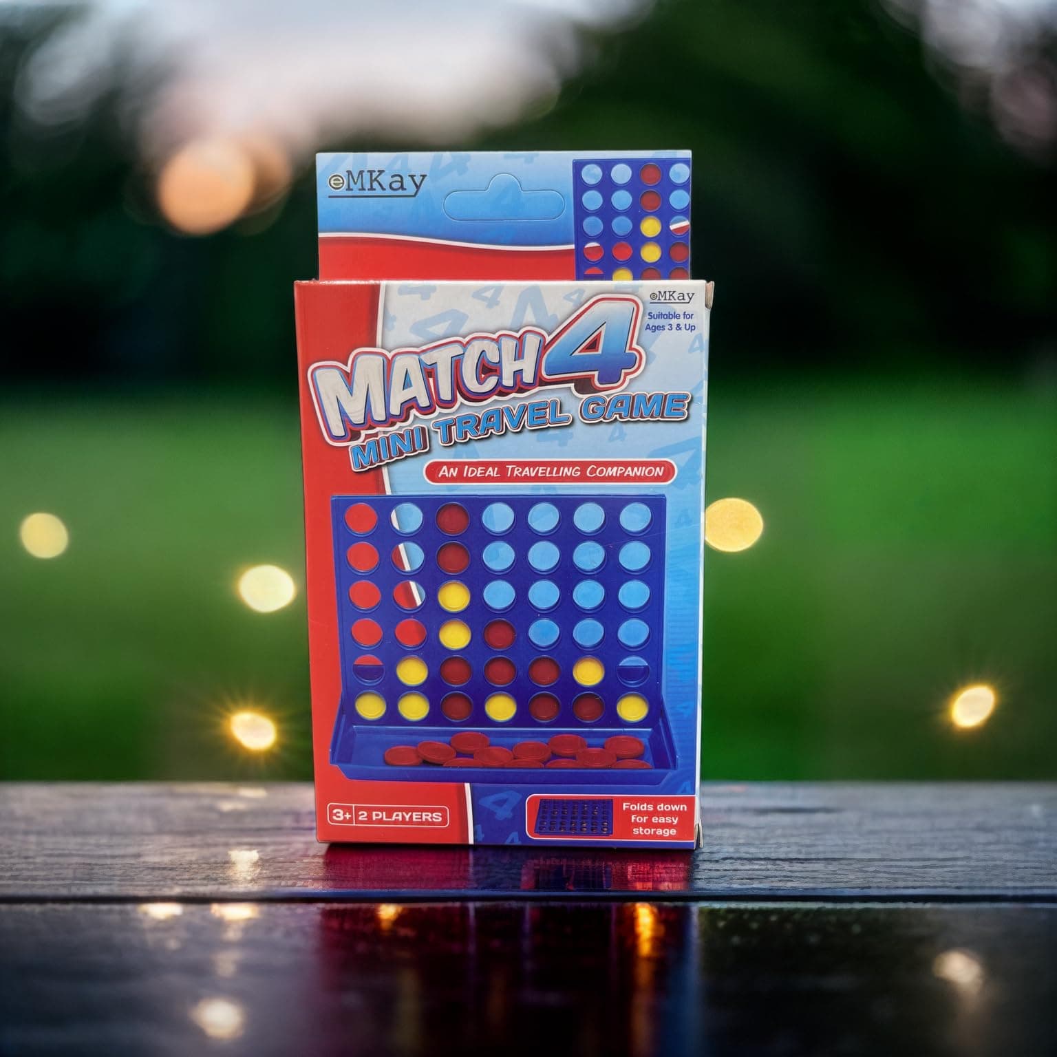 MATCH 4 MINI TRAVEL CAR HOLIDAY FAMILY GAME