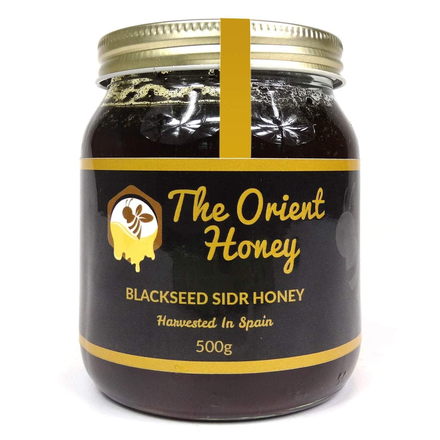 The Orient Black Seed Honey Jar Sidr Royal Nigella Sativa Kalonji BlackSeed 500g