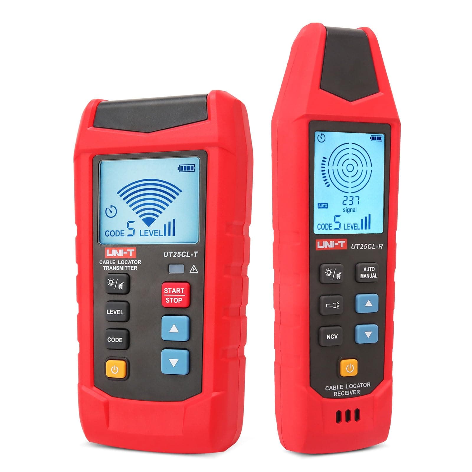 AC/DC Advanced Circuit Tracer and Breaker Finder Kit, Wire Tracer Electrical in Wall Underground Short Open Detection 8V-480V Voltage Measurement 8 Languages(UT25CL)