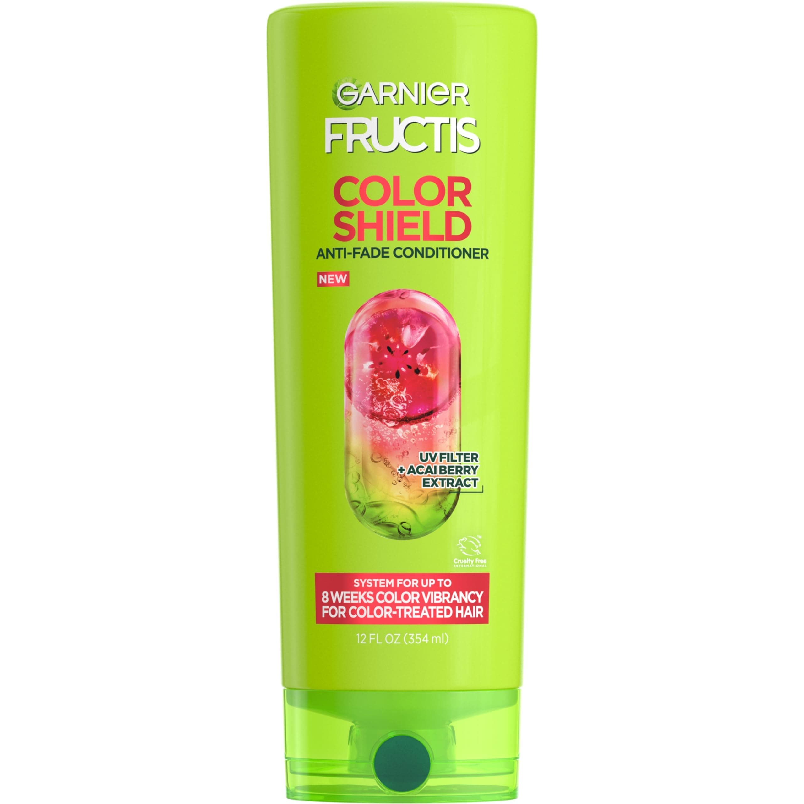 Fructis Color Shield Anti-Fade Conditioner for Color Treated Hair, 12 Fl Oz, 1 Count (Packaging May Vary)